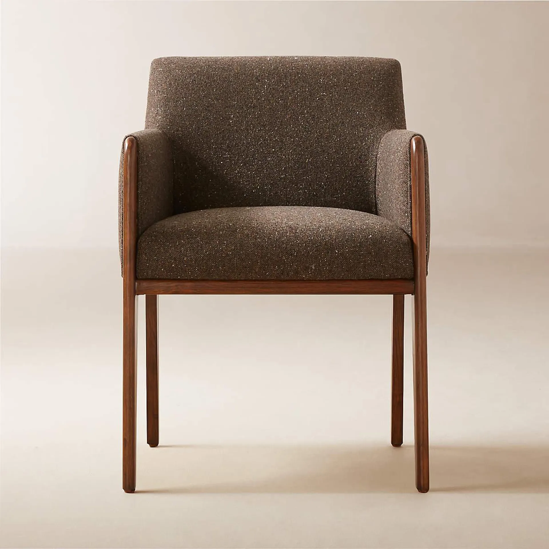 Casa Viva Brown Upholstered Dining Armchair