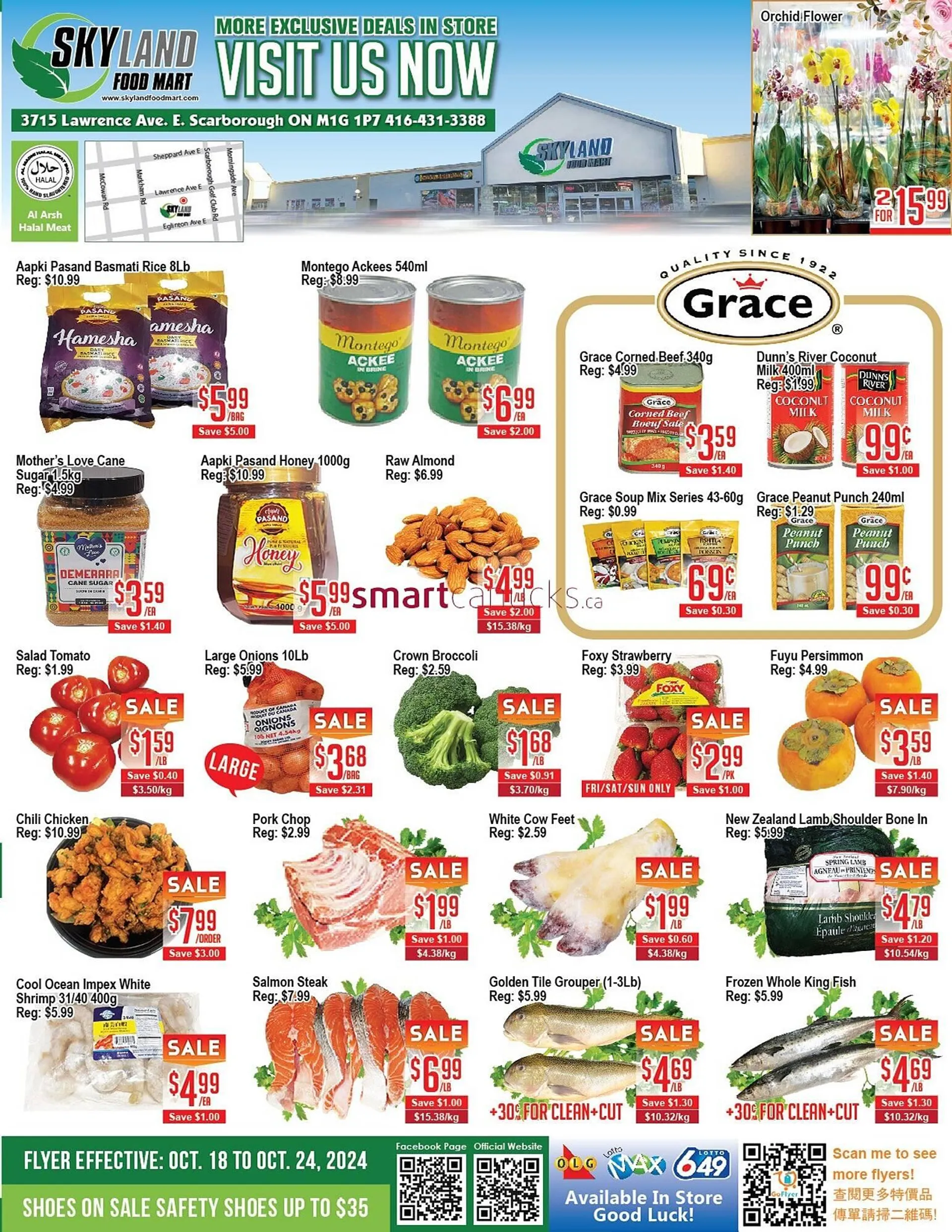 Skyland Foodmart flyer - 1