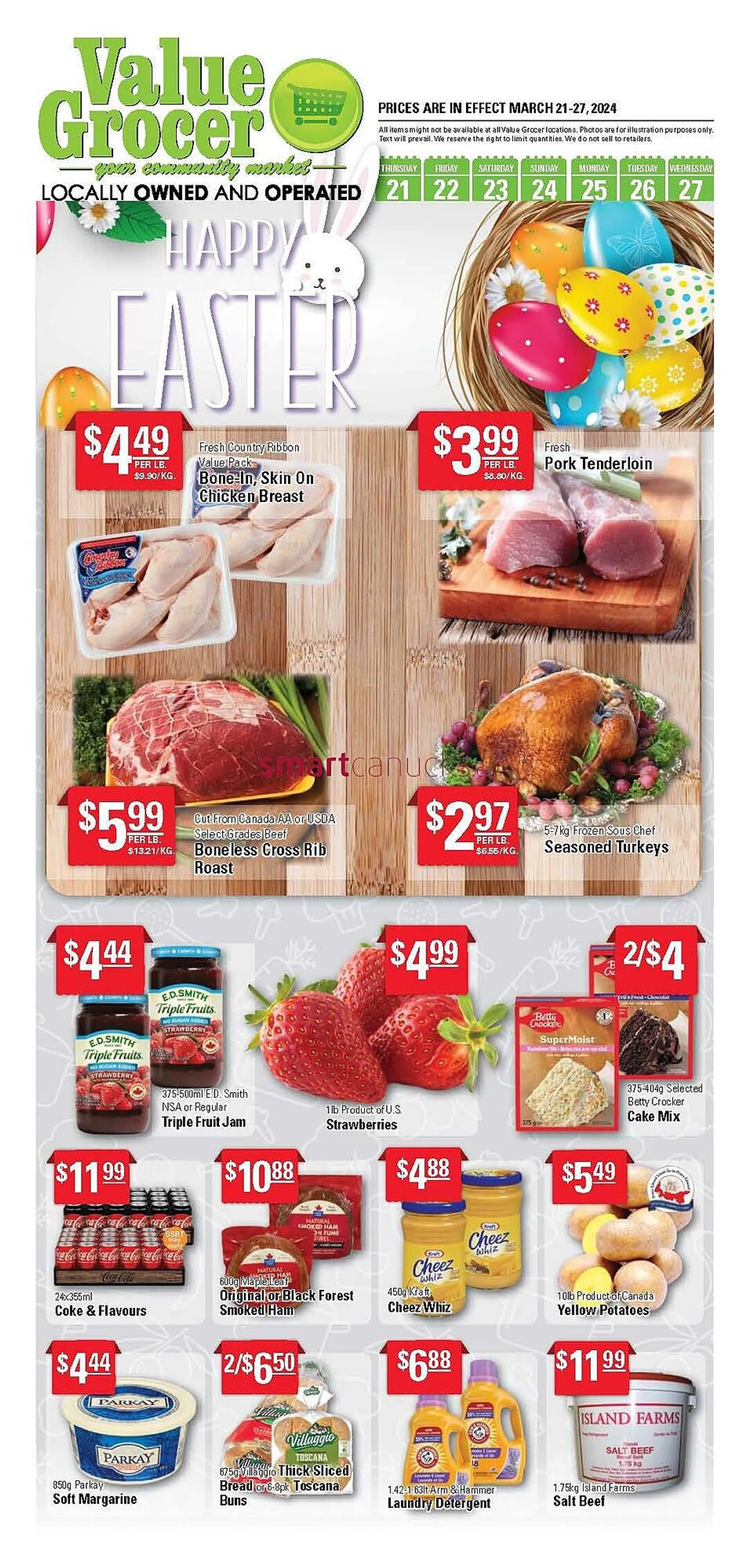 Value Grocer flyer from March 13 to March 26 2024 - flyer page 1