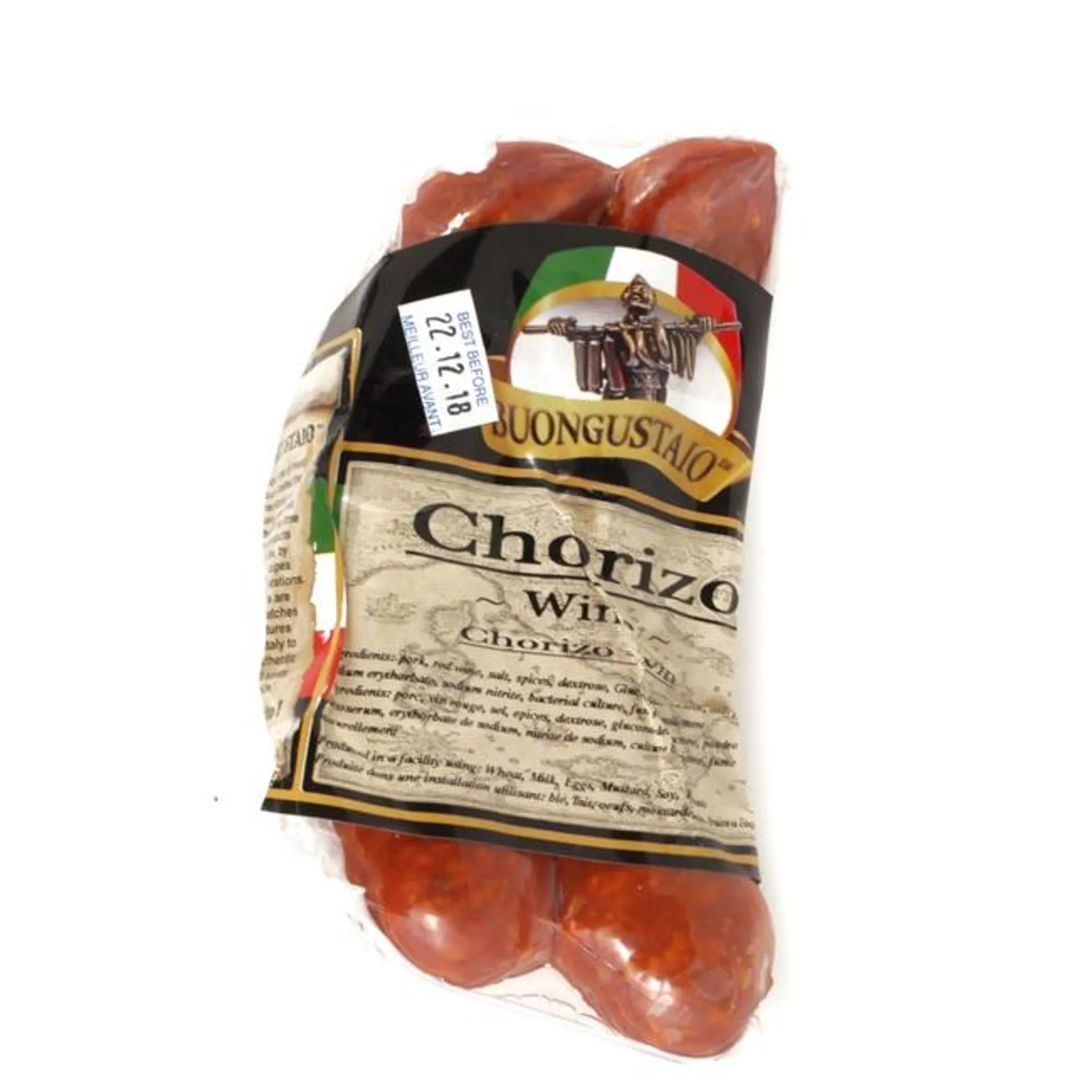 Buongustaio - Wine Chorizo Sausage (Pack of 2)