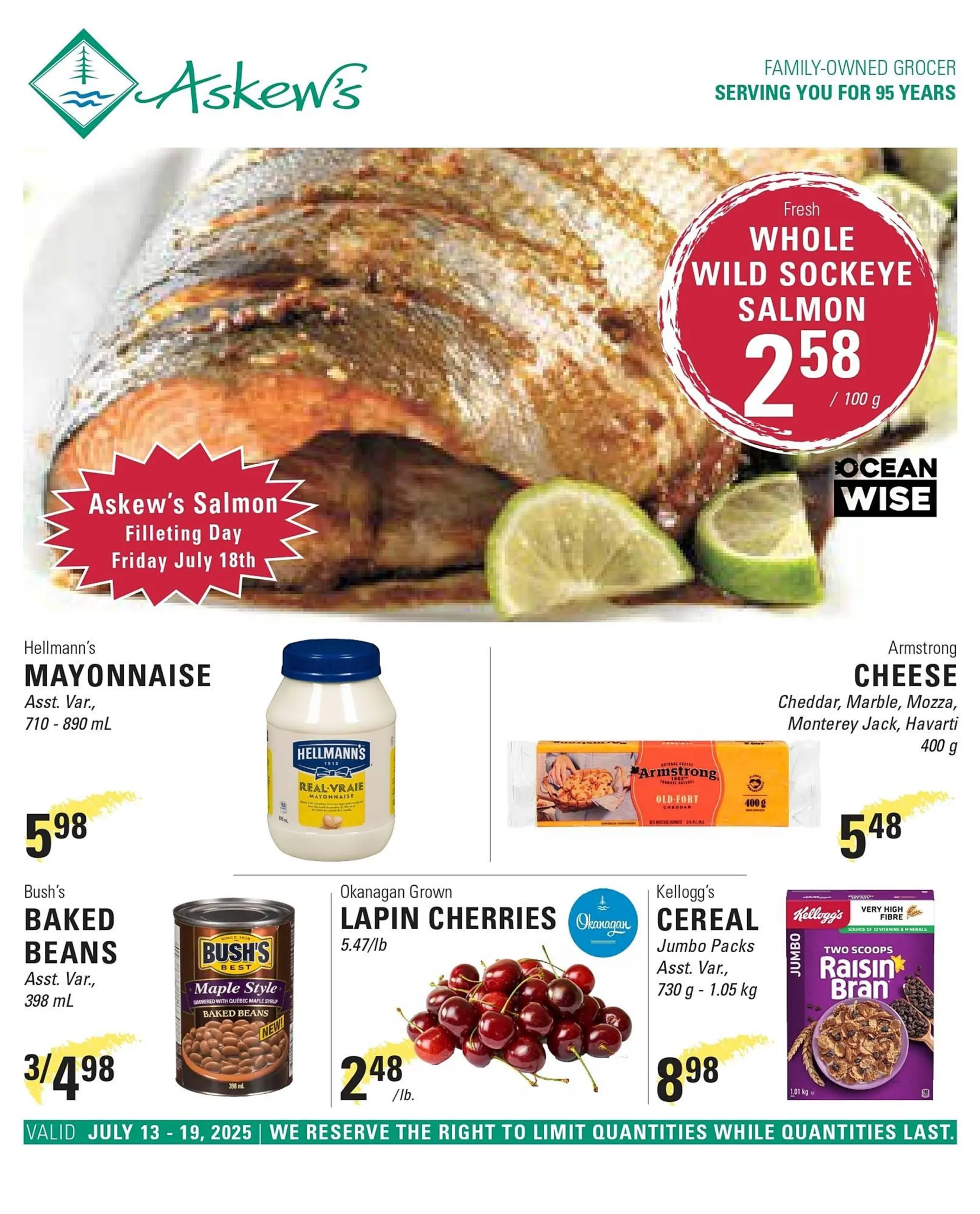 Askews Foods flyer from July 13 to July 19 2025 - flyer page 1