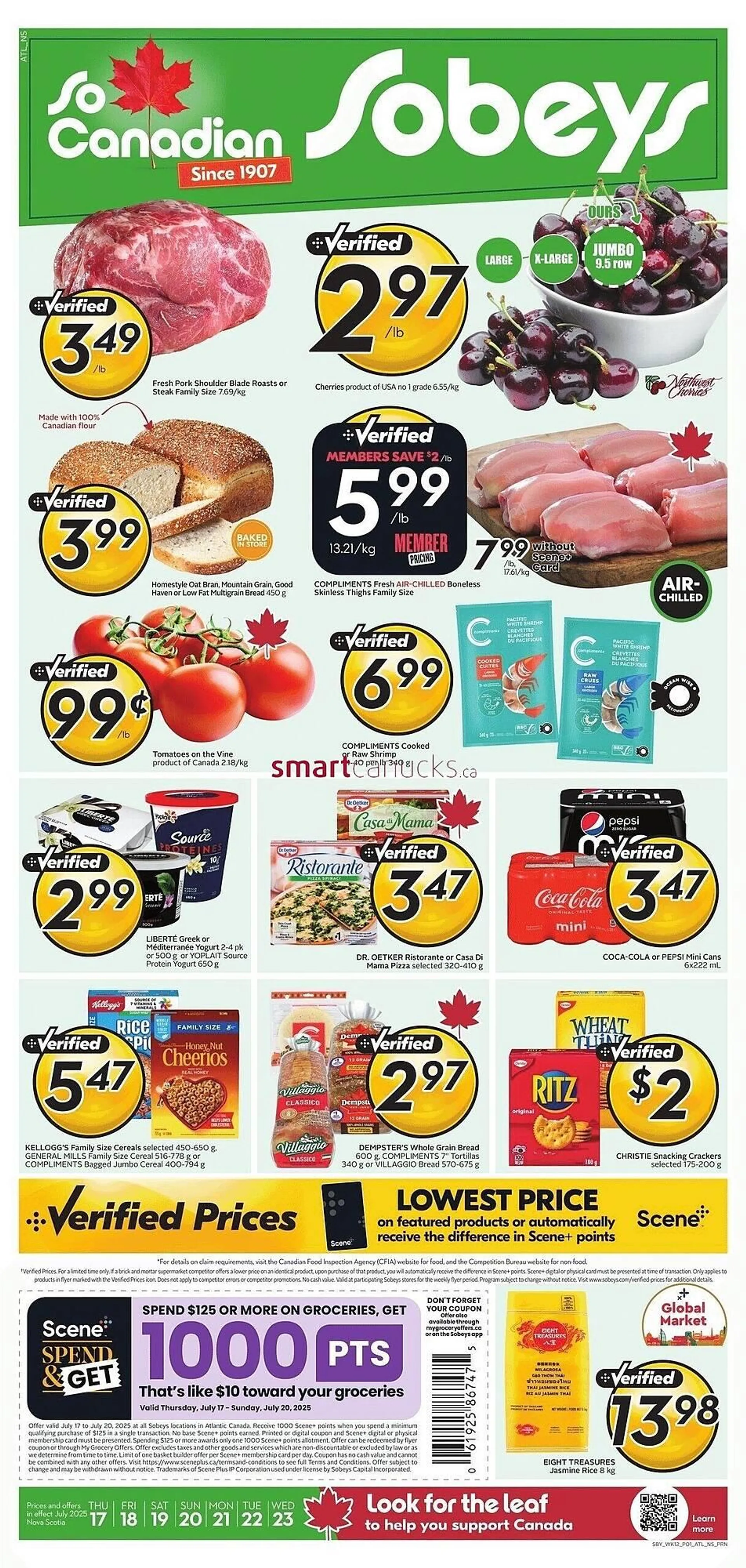 Sobeys flyer from July 17 to July 23 2025 - flyer page 1