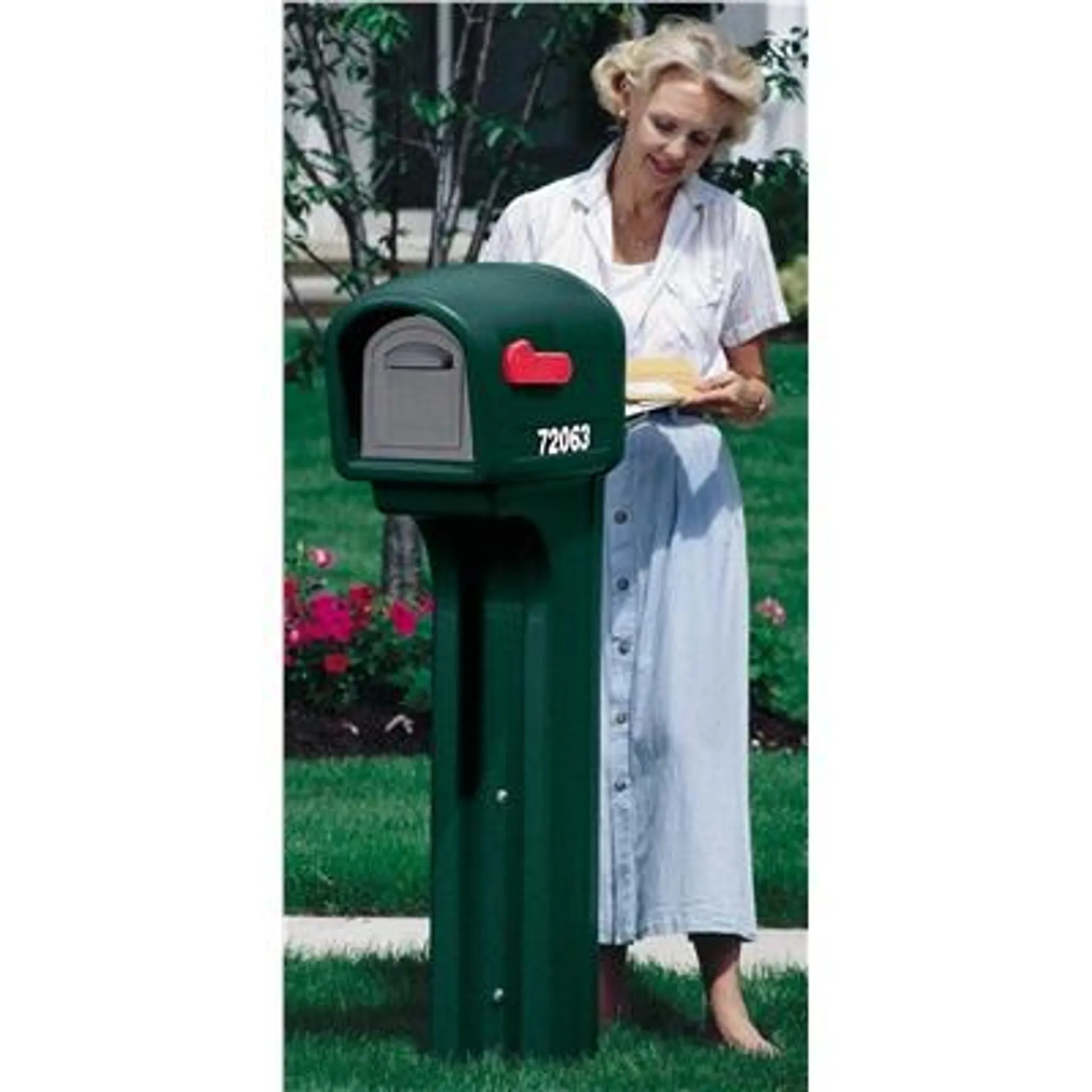 Heavy Duty International Mailbox, Poly, Green