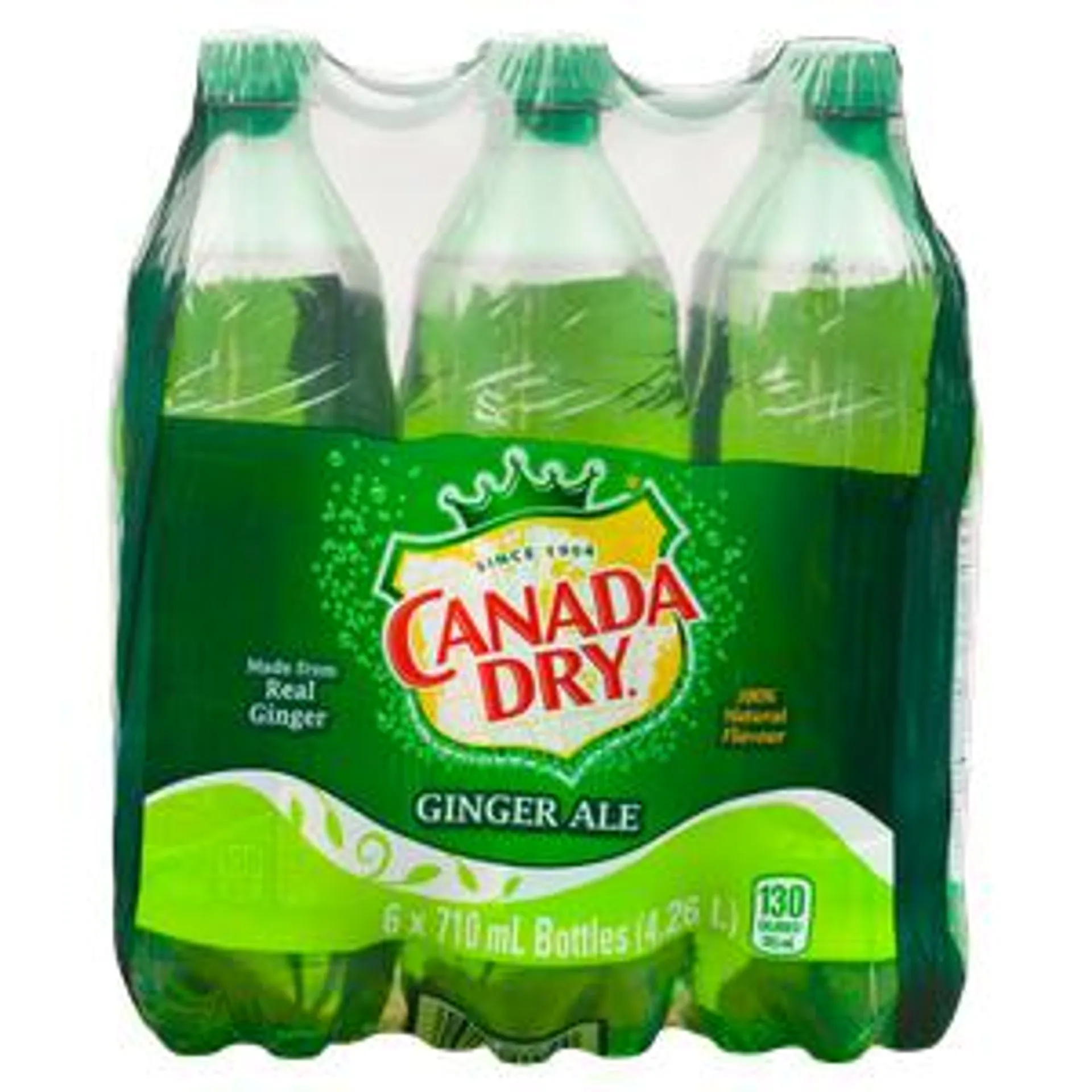 Canada Dry Ginger Ale 6 Bottles X 710 Ml (4.26 L)