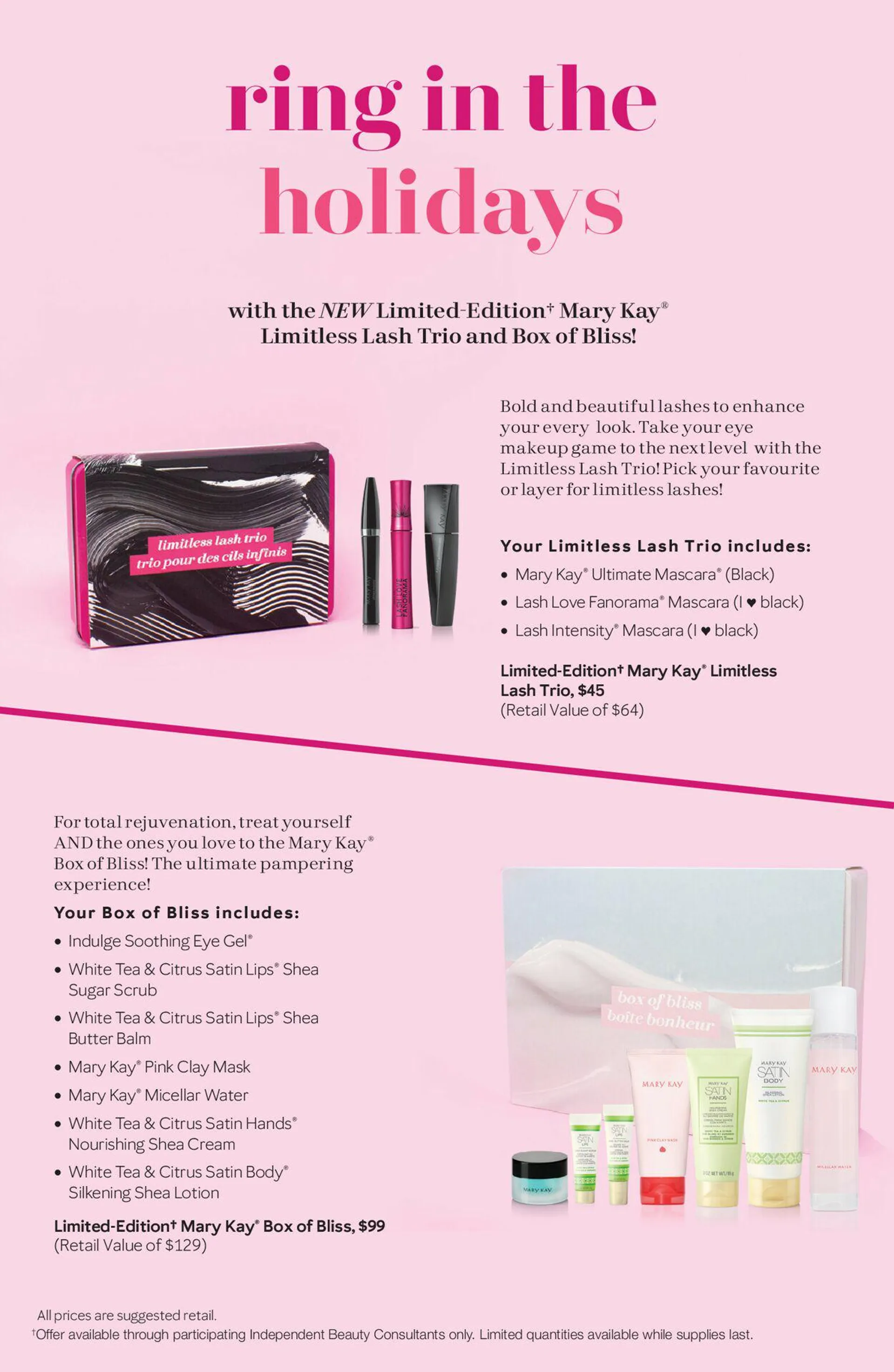 Mary Kay HOLIDAY 2022 Current flyer - 2