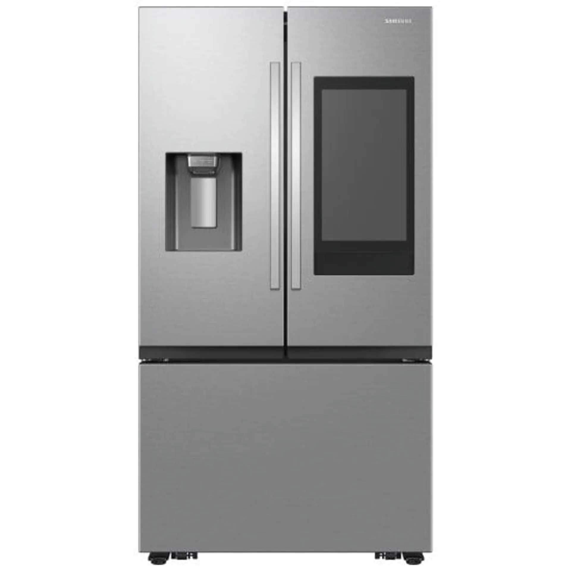 Samsung RF27CG5900SRAC French Door Refrigerator, 36 inch Width, ENERGY STAR Certified, Counter Depth, 26 cu. ft. Capacity, Stainless Steel colour Family Hub