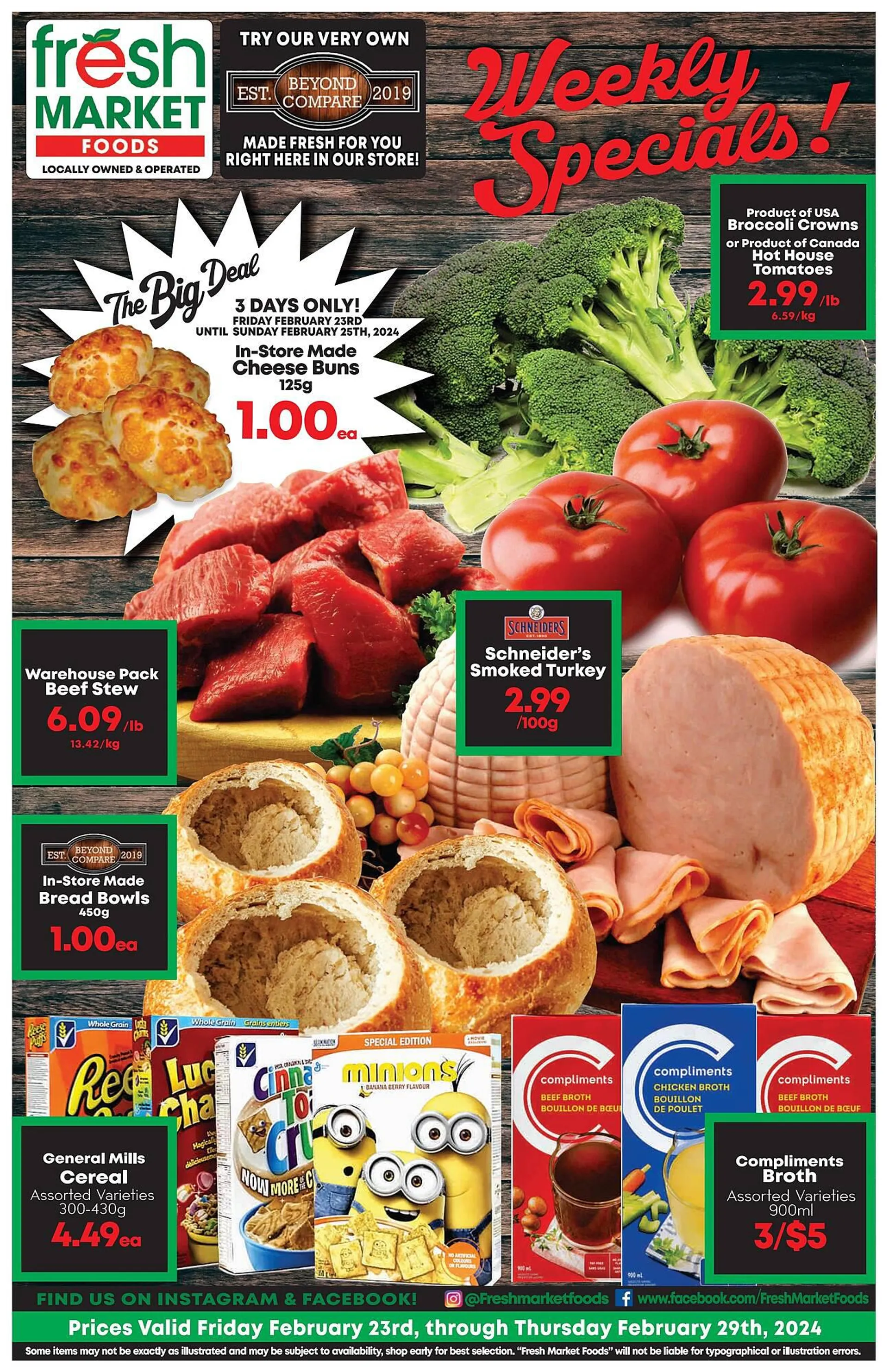 Fresh Market Foods flyer from February 23 to February 29 2024 - flyer page 