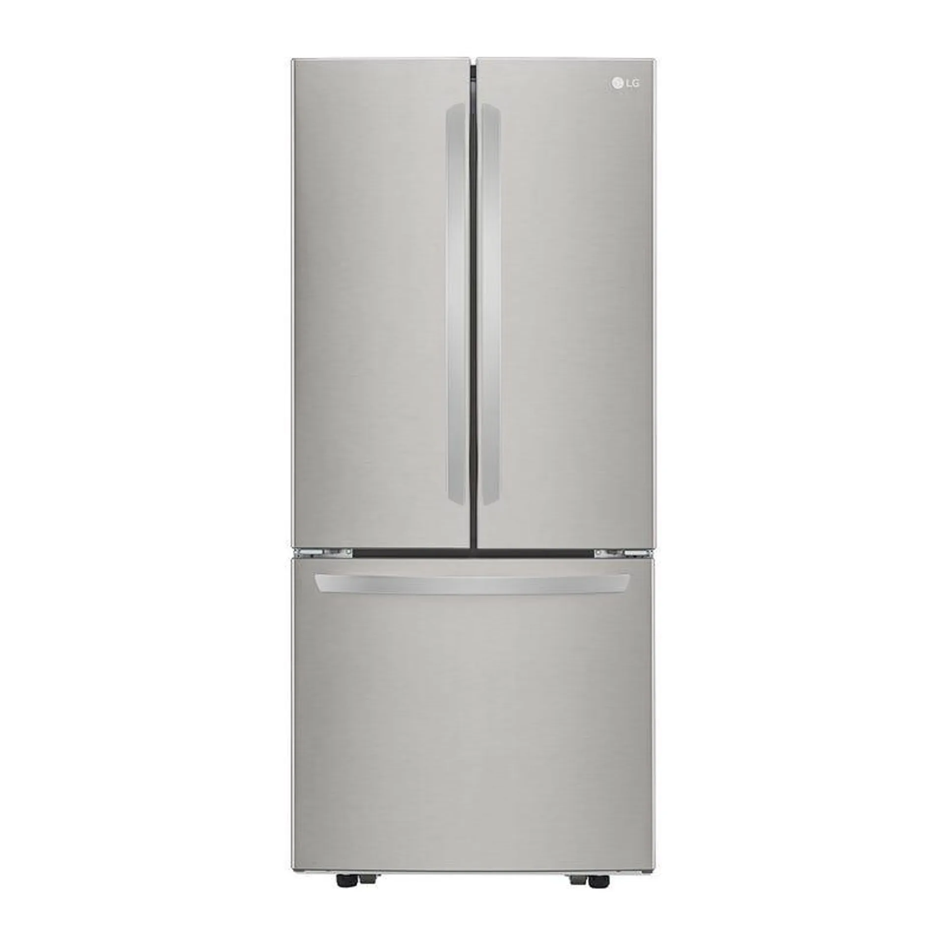 LG Réfrigérateur 22 pi3 30 po Acier inoxydable Congélateur en bas, Portes françaises - LRFNS2200S