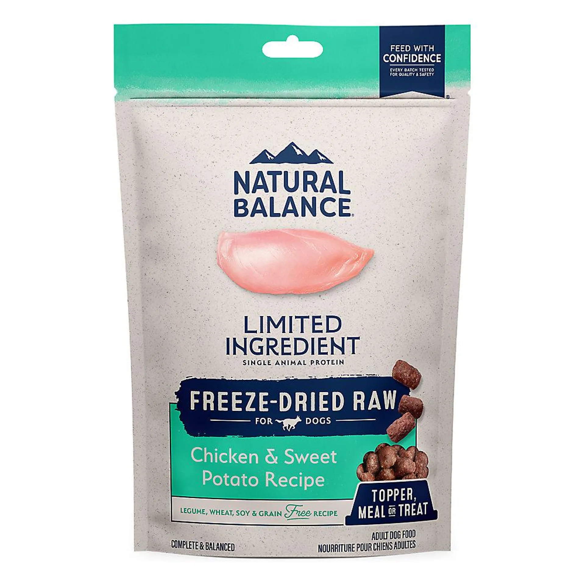 Natural Balance Limited Ingredient Freeze-Dried Raw All Life Stage Dog Food Topper - 13 Oz.