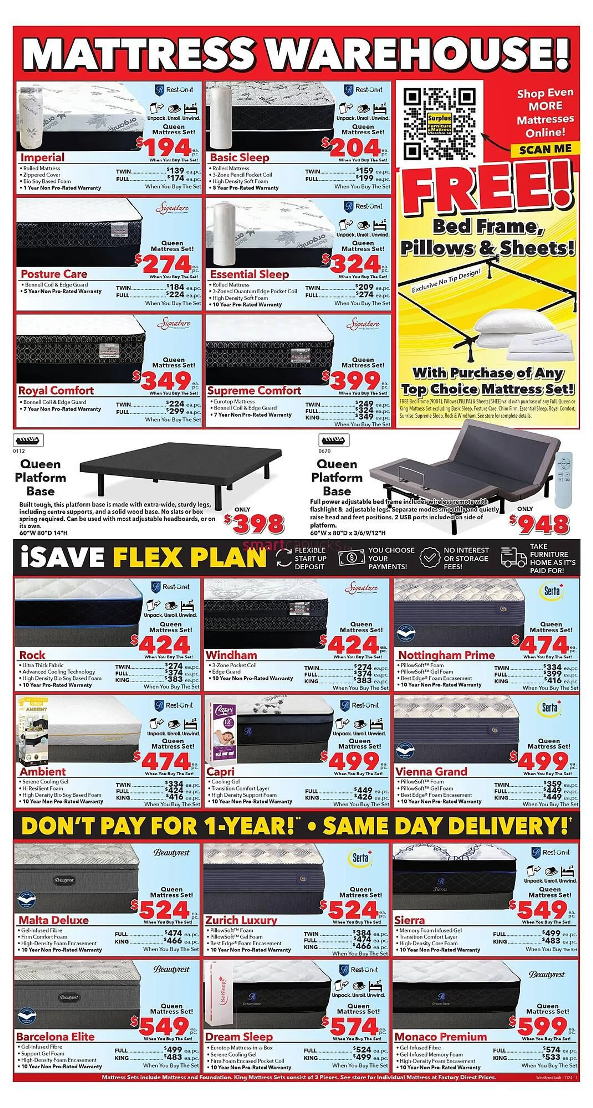 Surplus Furniture flyer from December 16 to December 23 2024 - flyer page 2