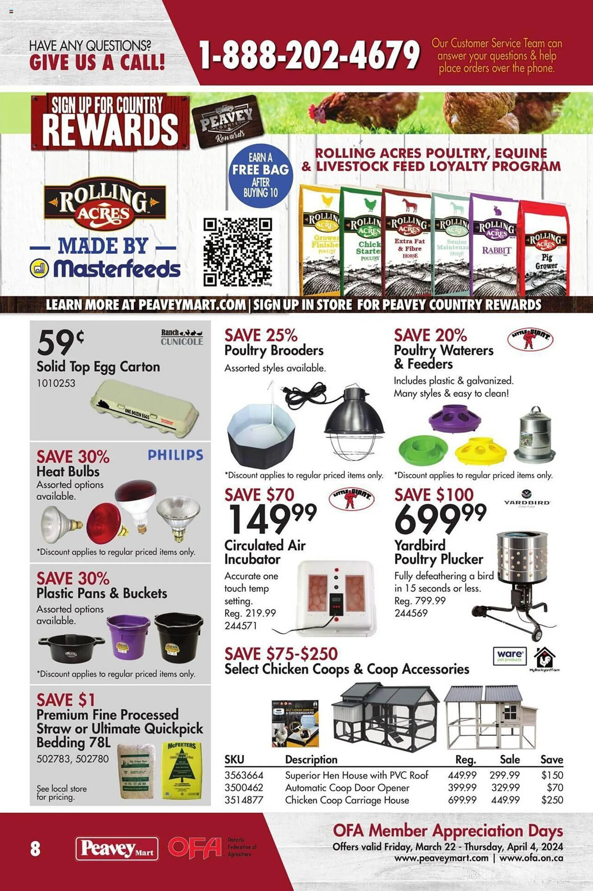 Peavey Mart flyer from March 22 to April 4 2024 - flyer page 8