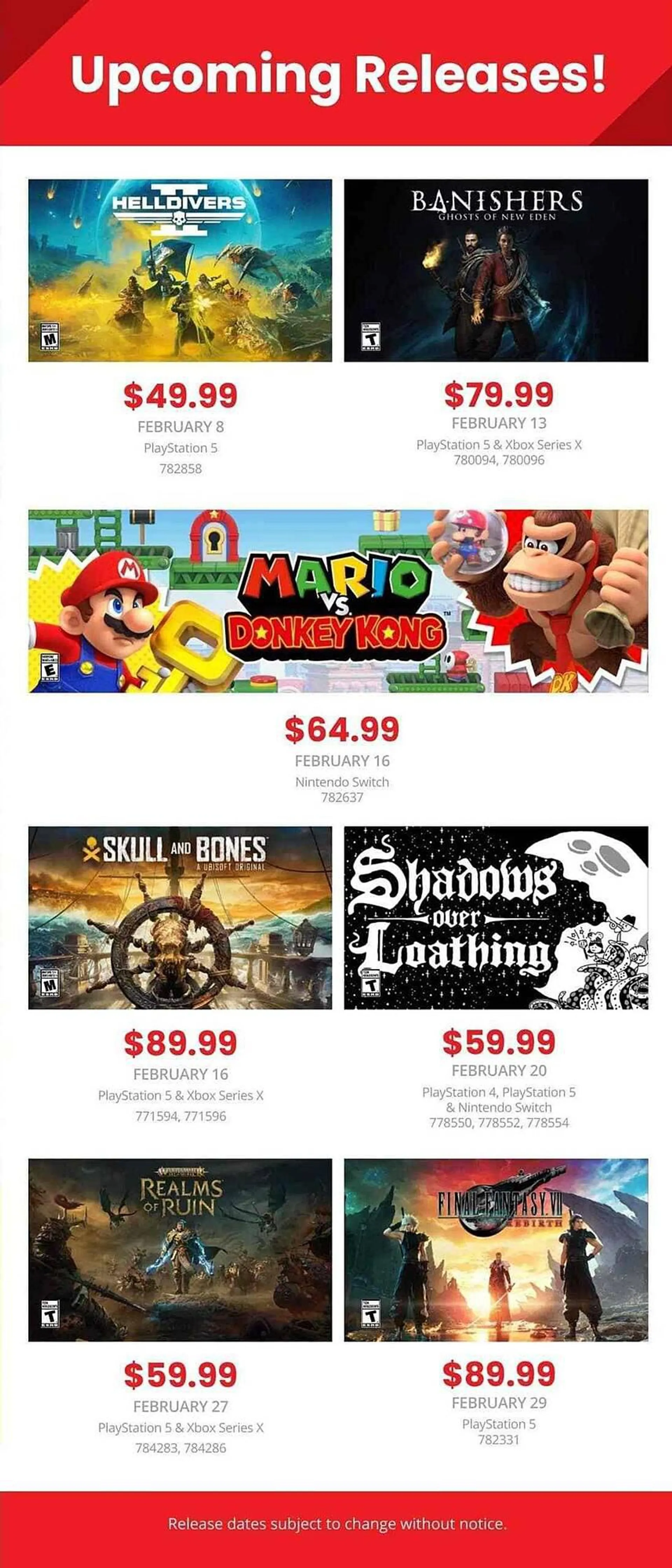 GameStop flyer from February 12 to March 3 2024 - flyer page 2