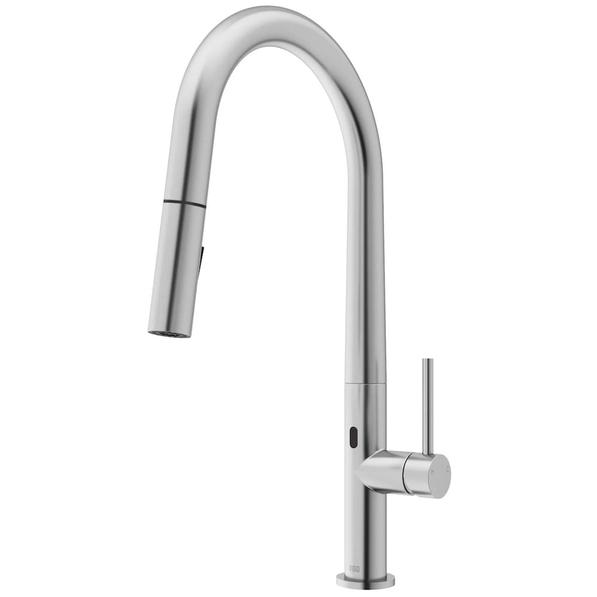 Greenwich Single-Handle Pull-Down Sprayer Kitchen Faucet and Touchless Sensor in Stainless Steel