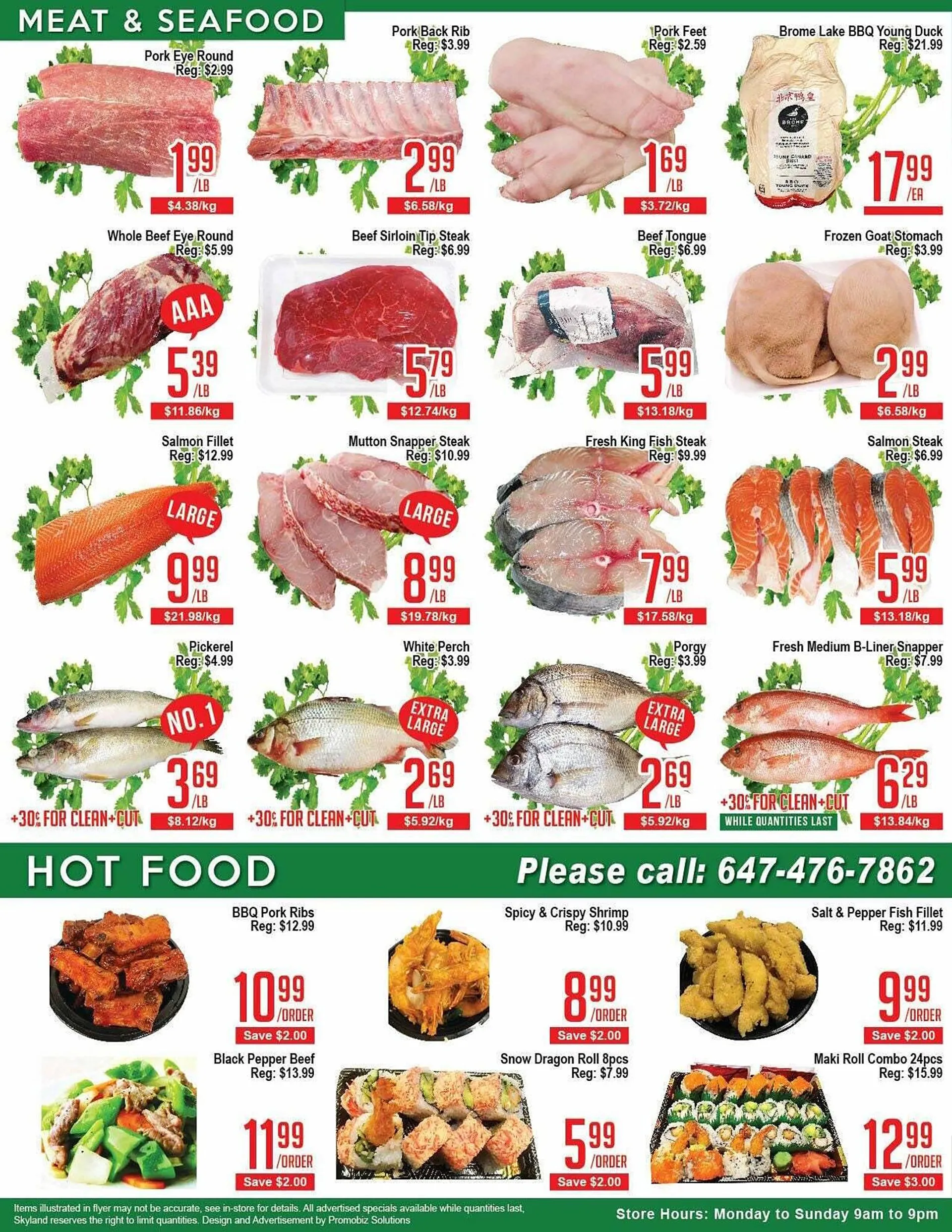 Skyland Foodmart flyer - 2