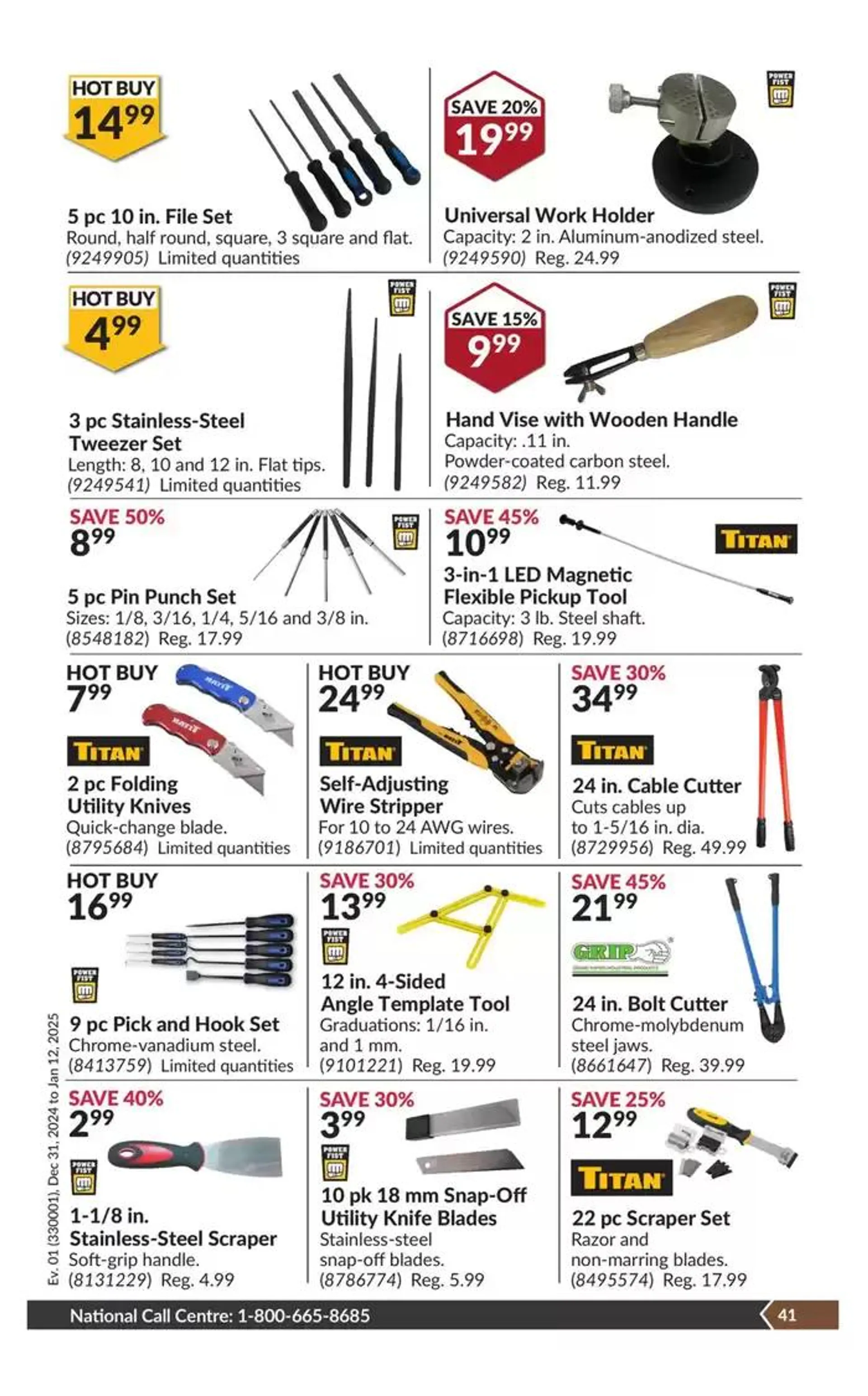 Current bargains and offers from December 31 to January 12 2025 - flyer page 45