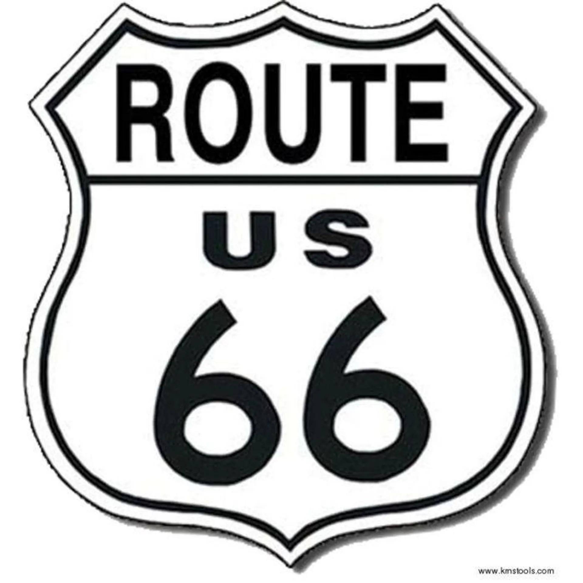 Route 66 Shield Tin Sign