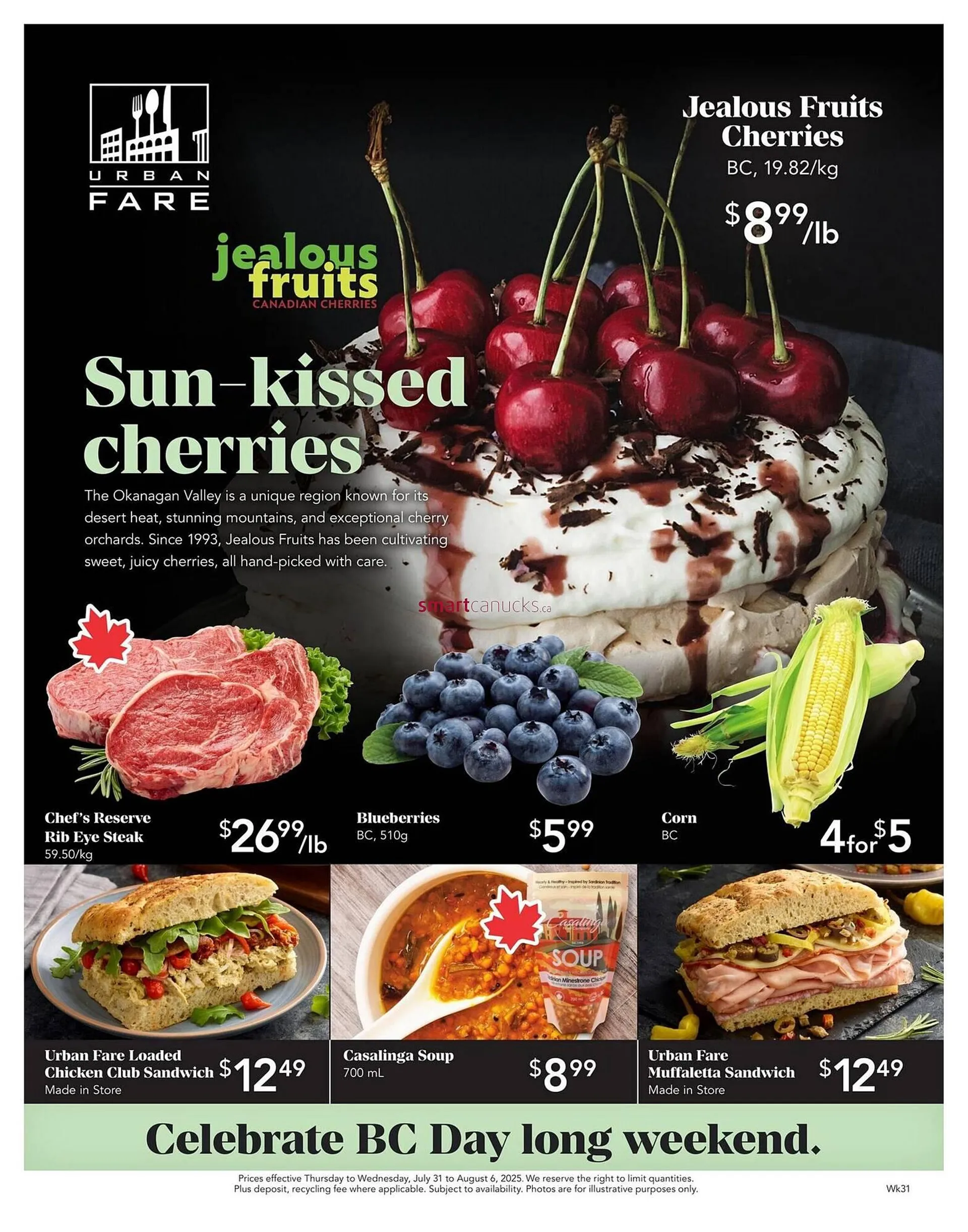 Urban Fare flyer from July 31 to August 20 2025 - flyer page 1
