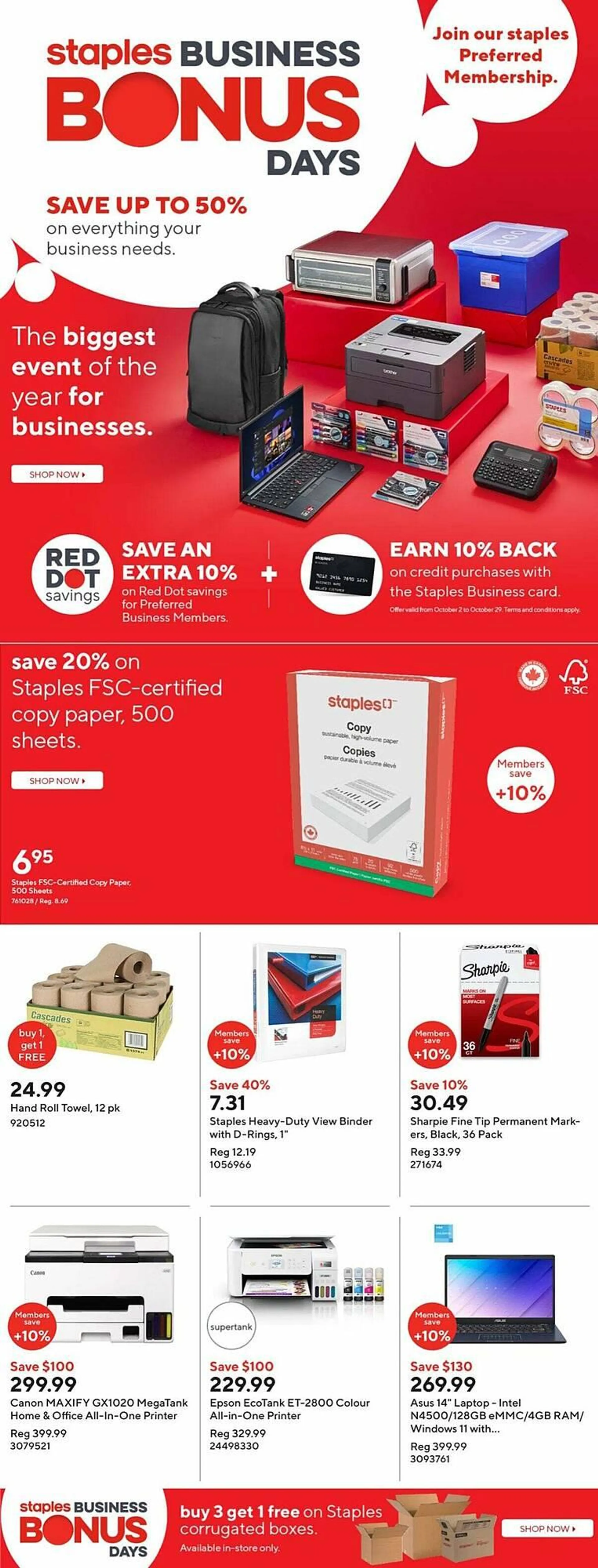 Staples flyer - 1