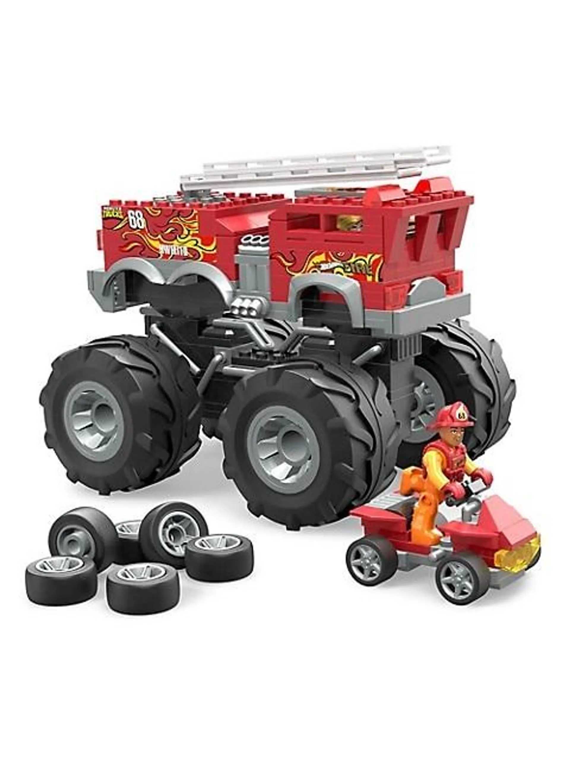 MEGA Hot Wheels HW 5-Alarm Fire Truck Toy