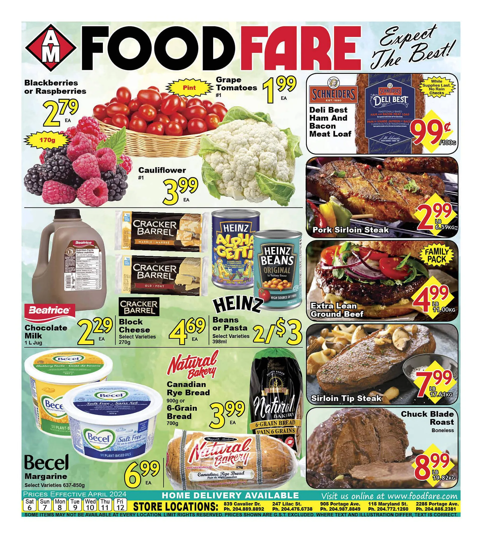 Food Fare flyer from April 4 to April 10 2024 - flyer page 