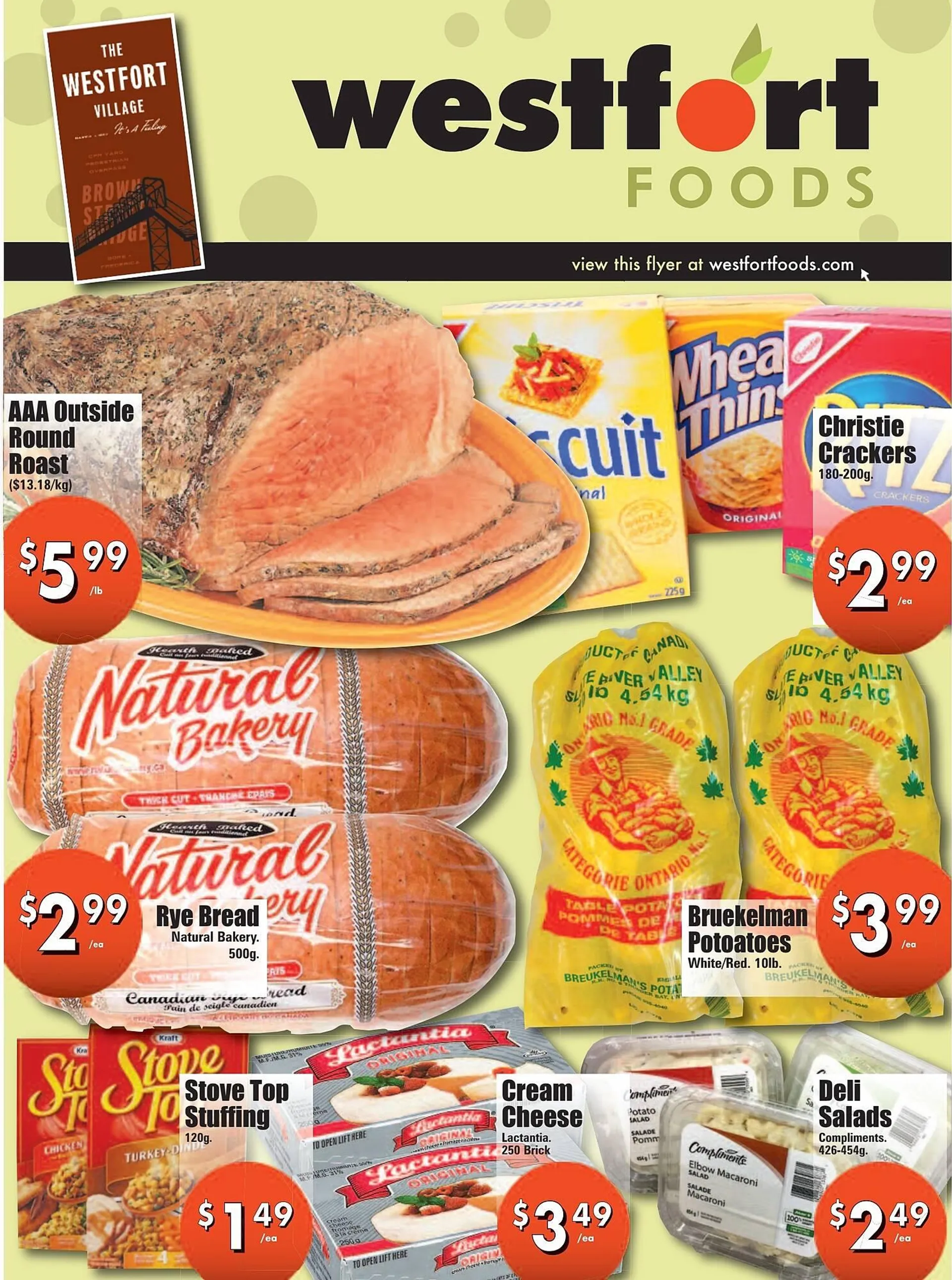 Westfort Foods flyer - 1