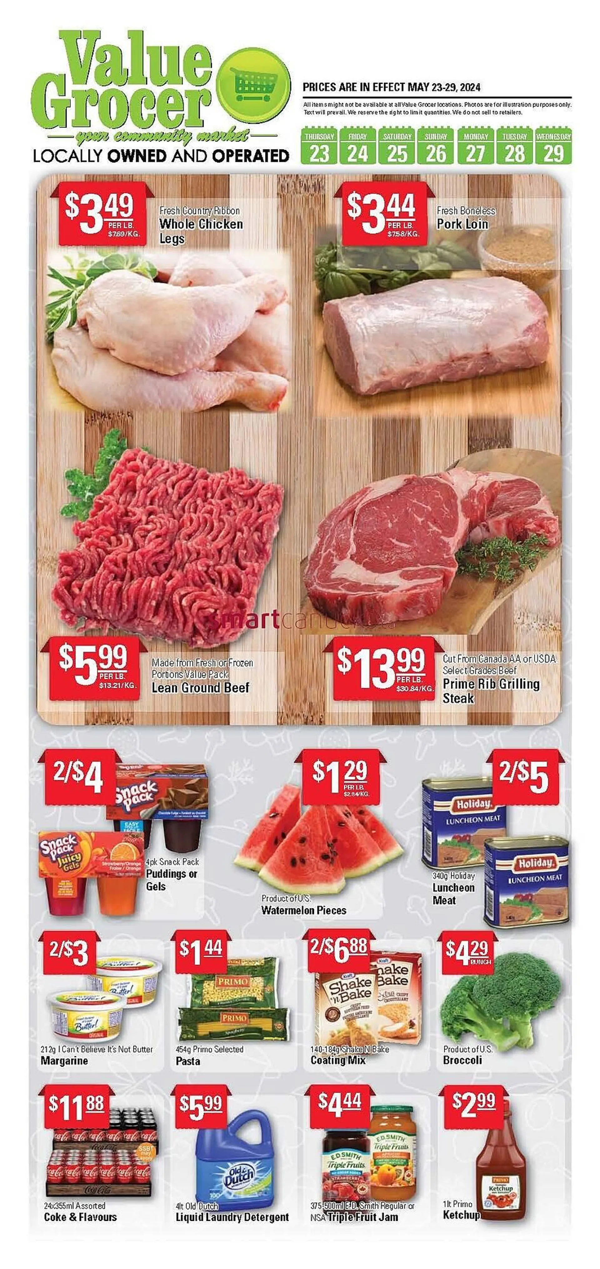 Value Grocer flyer from May 23 to May 29 2024 - flyer page 1