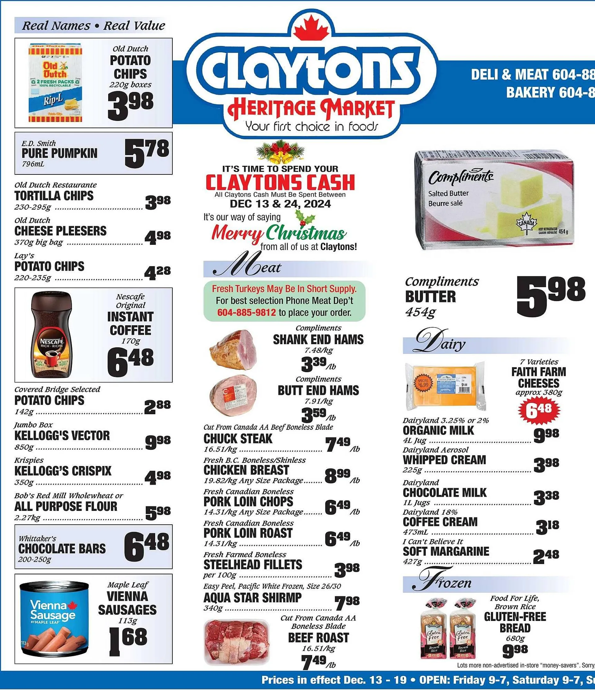 Claytons Heritage Market flyer - 1