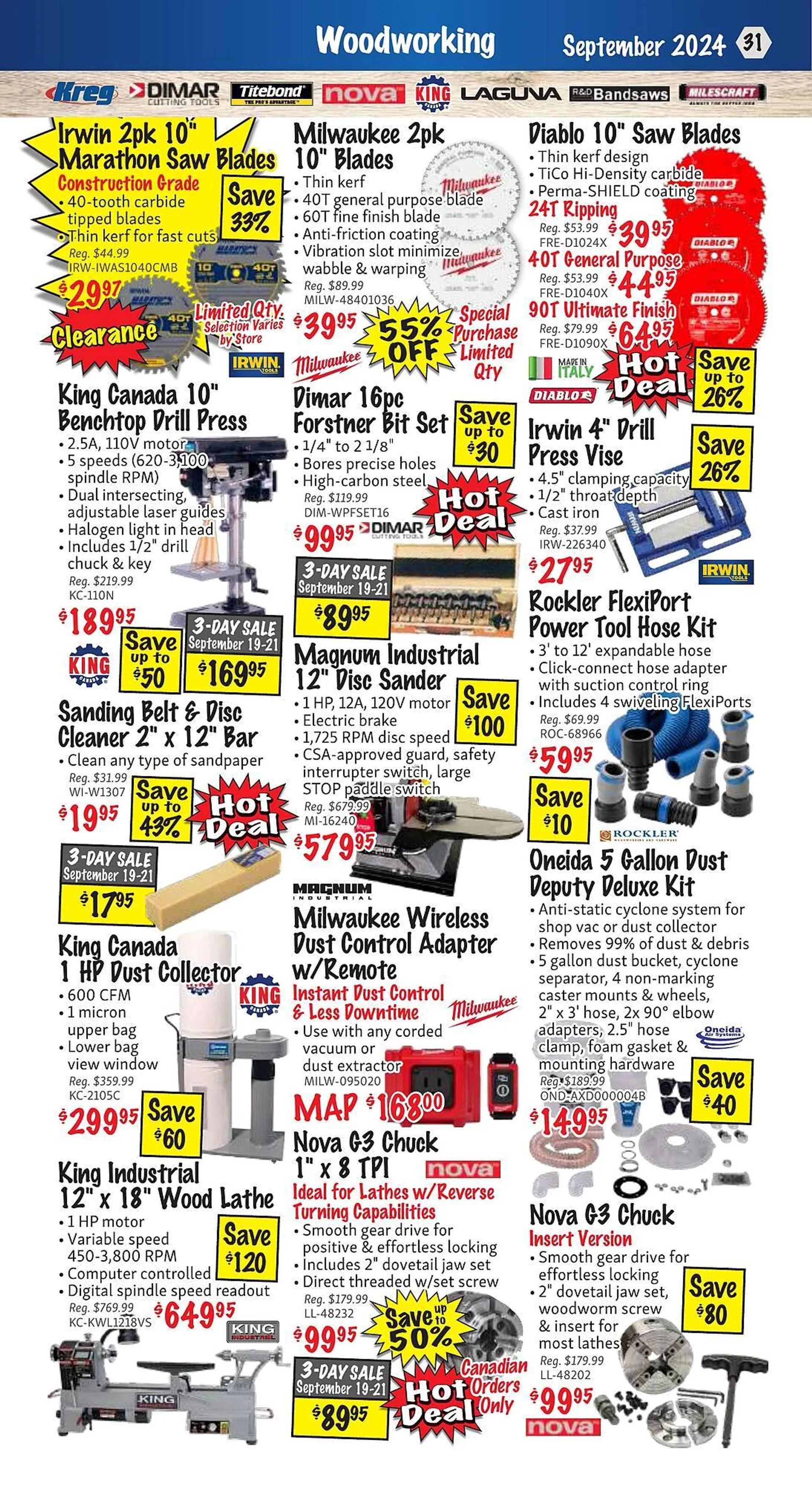 KMS Tools flyer from September 1 to September 30 2024 - flyer page 31