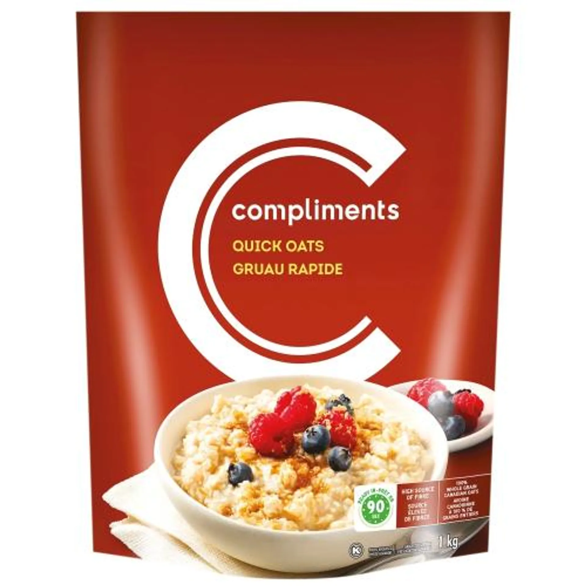 Compliments Quick Oats, 1 kg