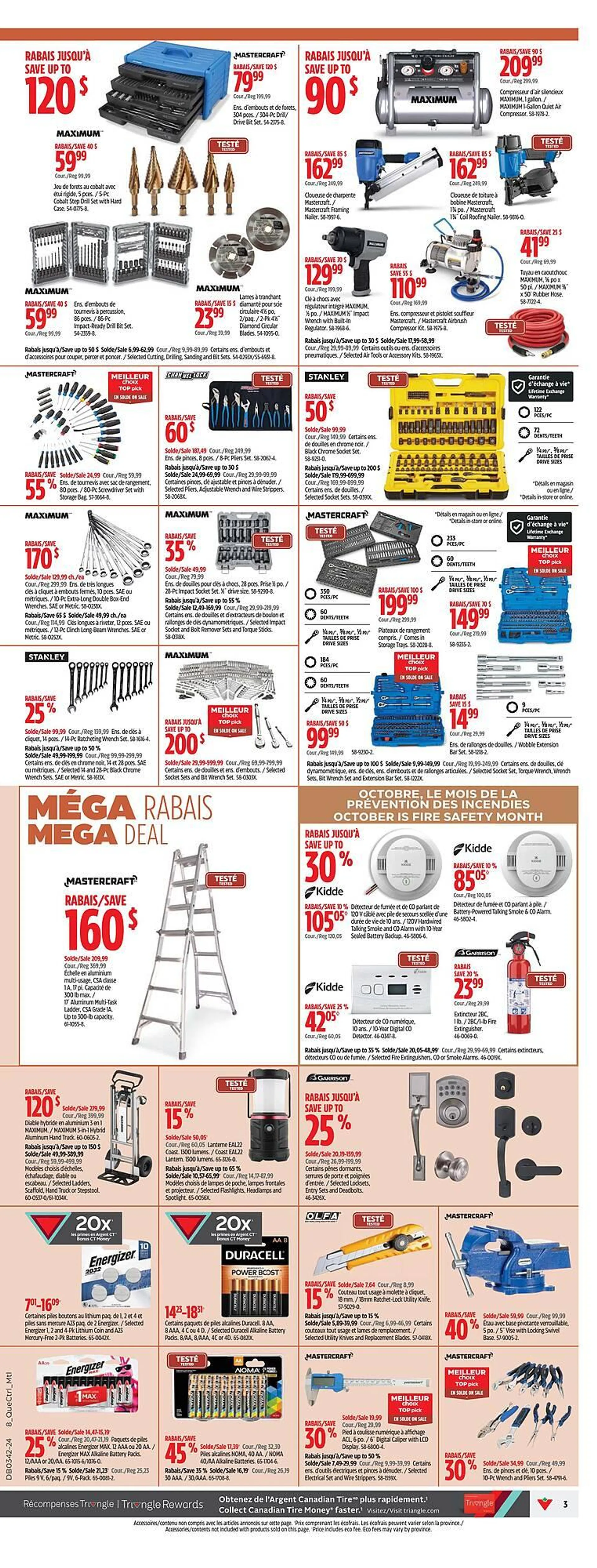 Canadian Tire flyer from October 10 to October 23 2024 - flyer page 3