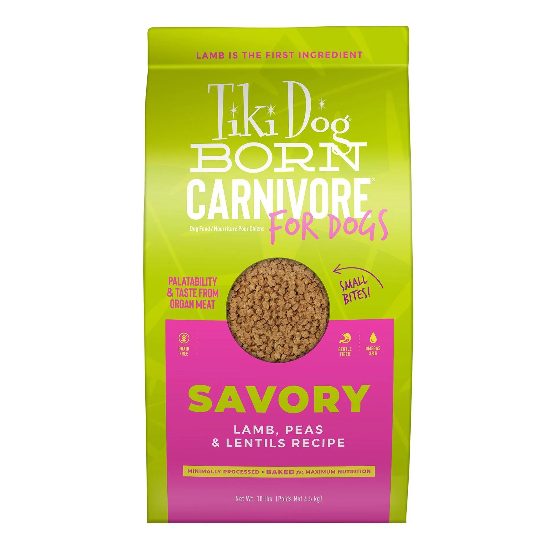 Tiki Dog Born Carnivore Dry Small Dog Food - Lamb