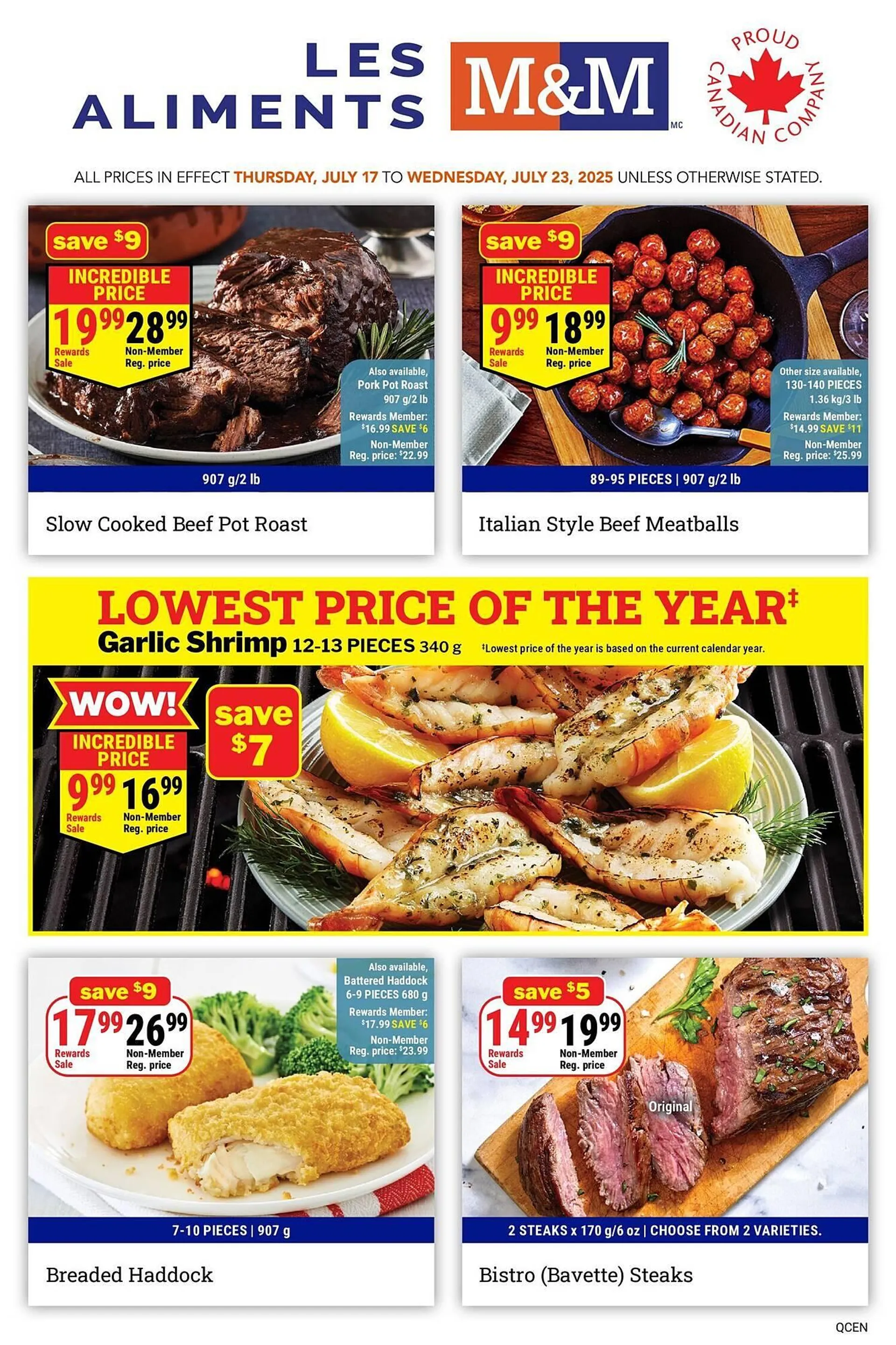 M & M Food Market flyer from July 17 to July 23 2025 - flyer page 1