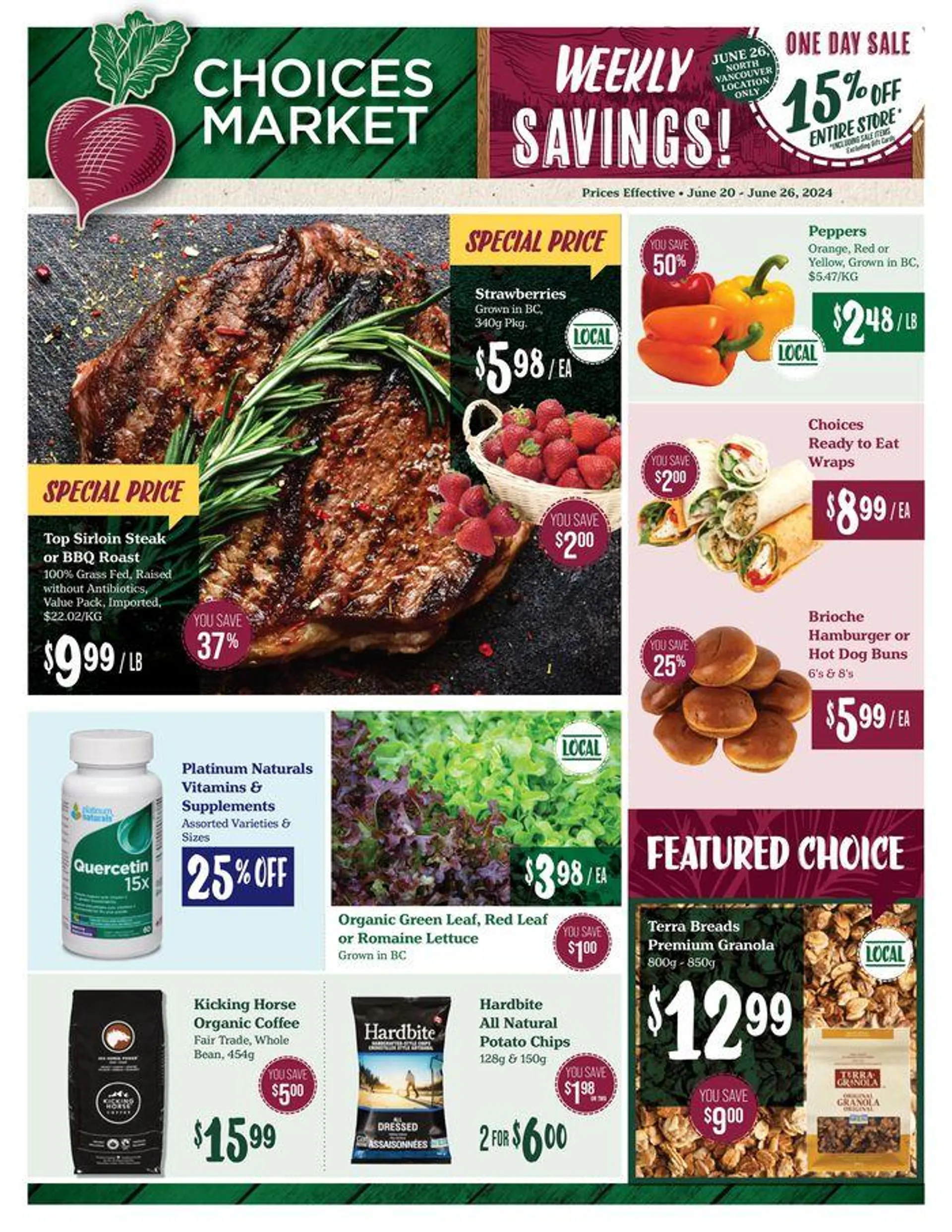 Choices Market weekly flyer - 1