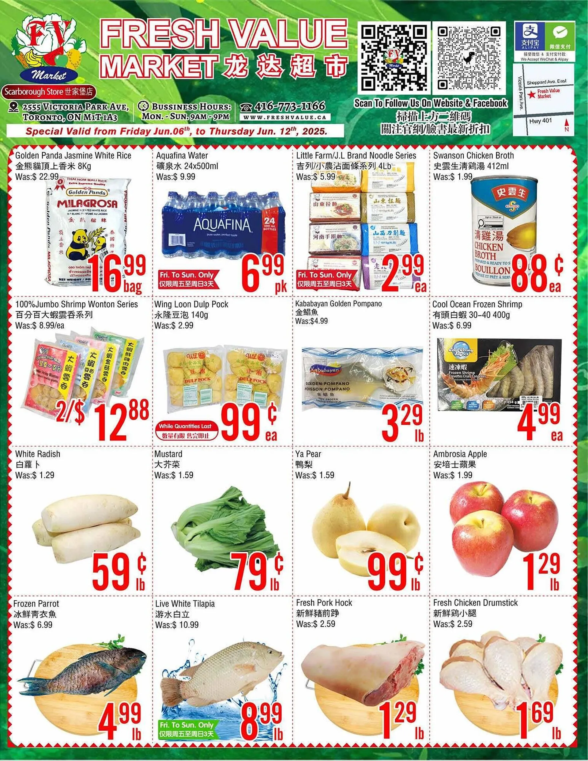 Fresh Value flyer from June 6 to June 12 2025 - flyer page 1
