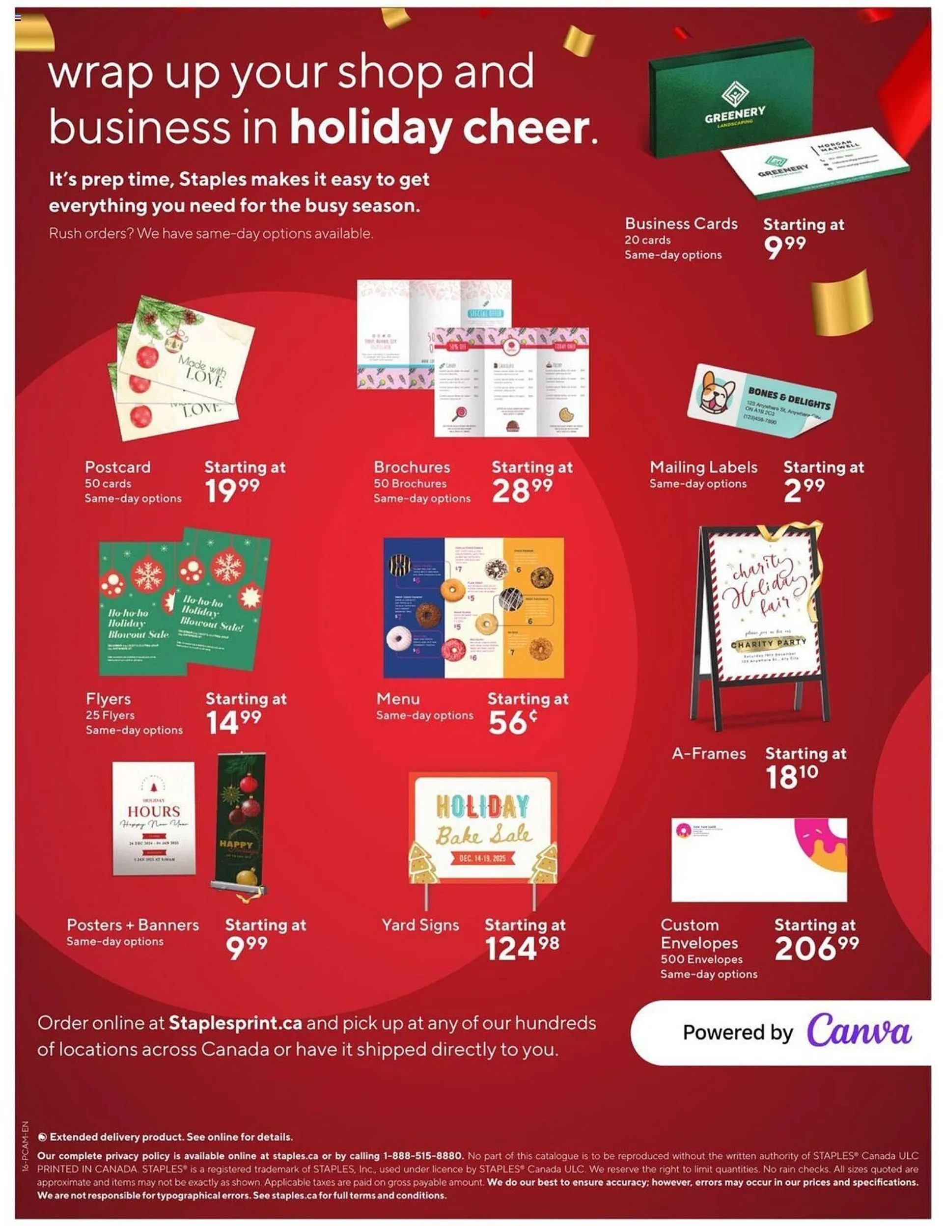 Staples flyer from September 25 to December 18 2024 - flyer page 16