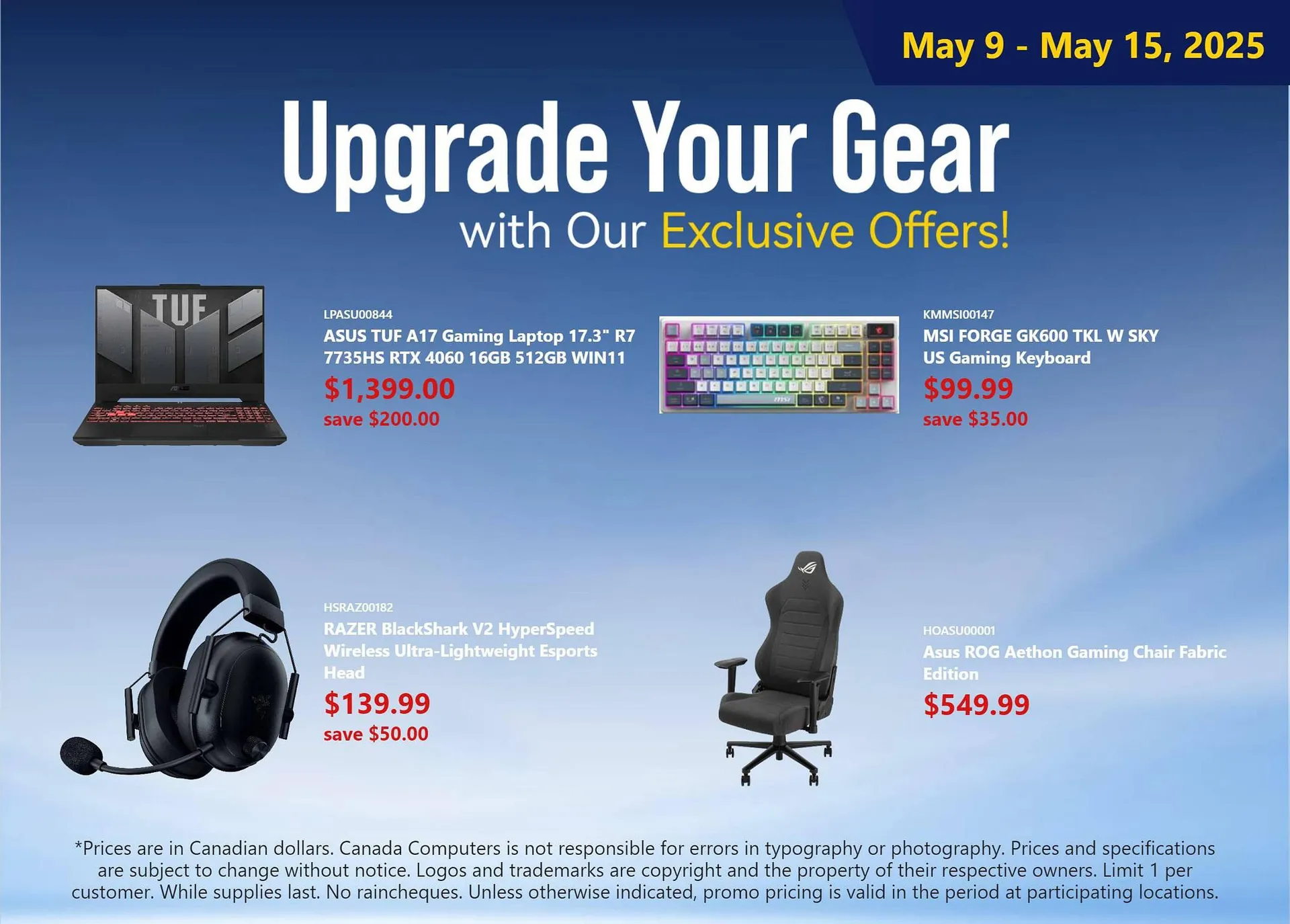 Canada Computers flyer - 1
