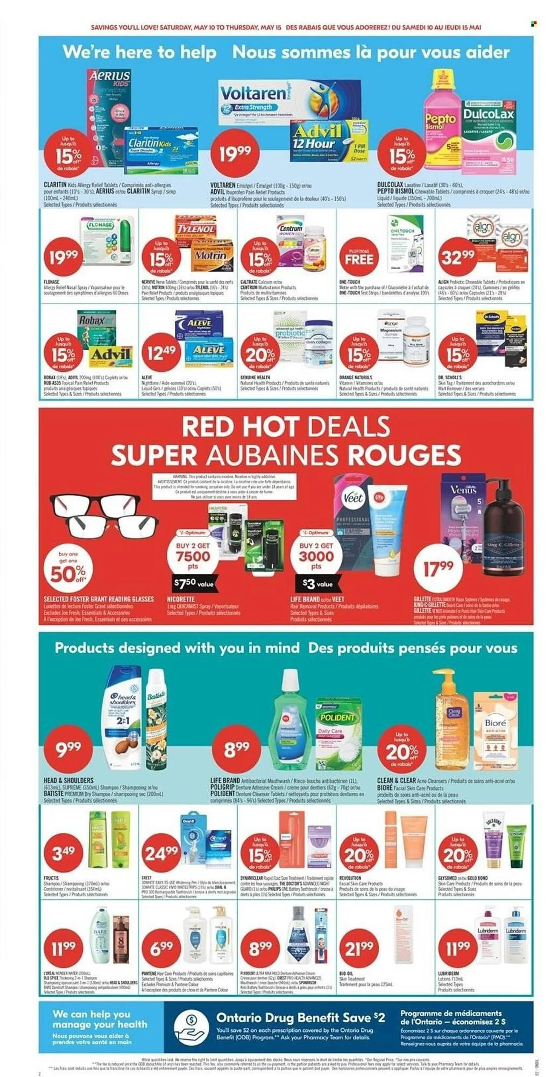 Shoppers Drug Mart flyer from May 10 to May 15 2025 - flyer page 2