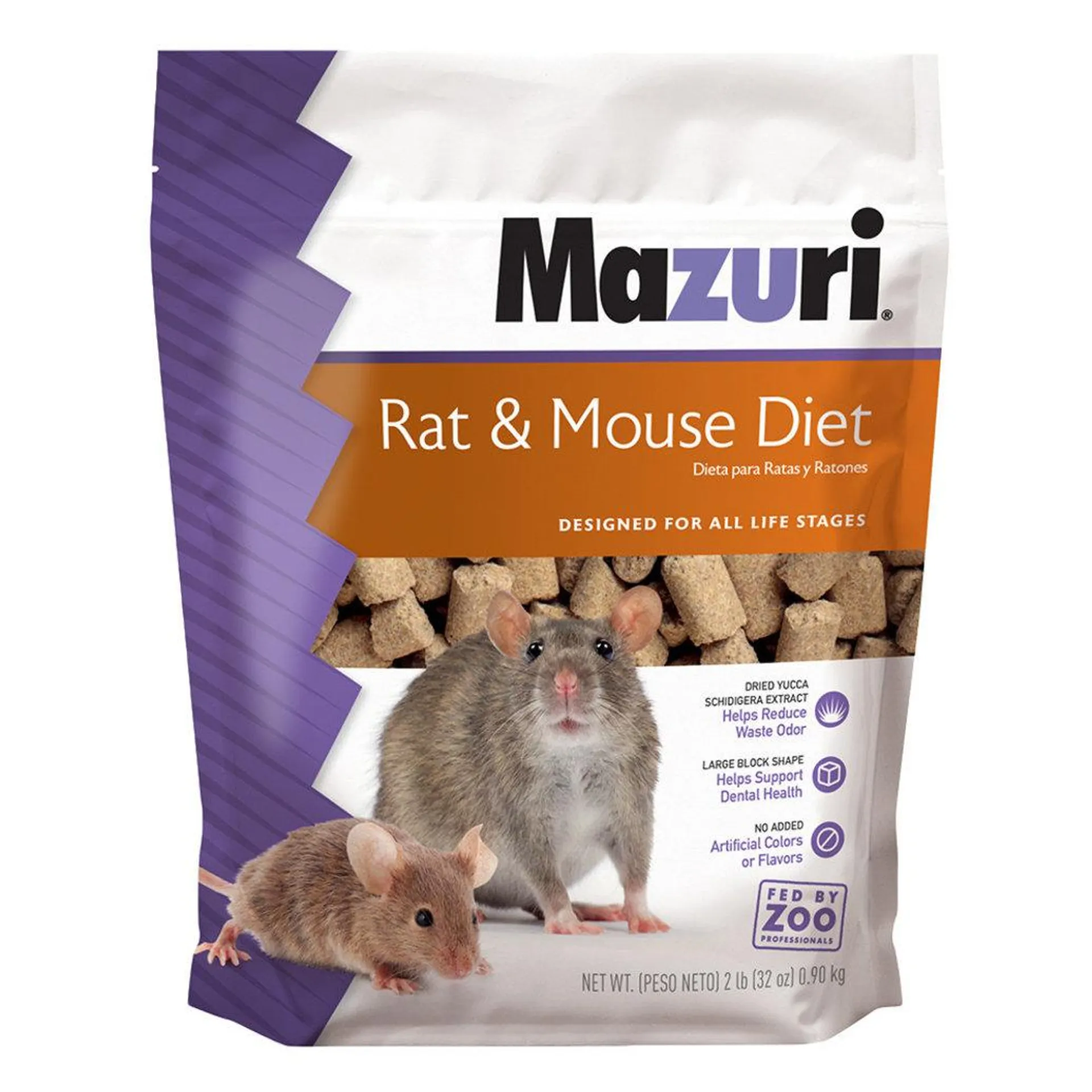 Mazuri, Rat & Mouse Diet - 2 lb