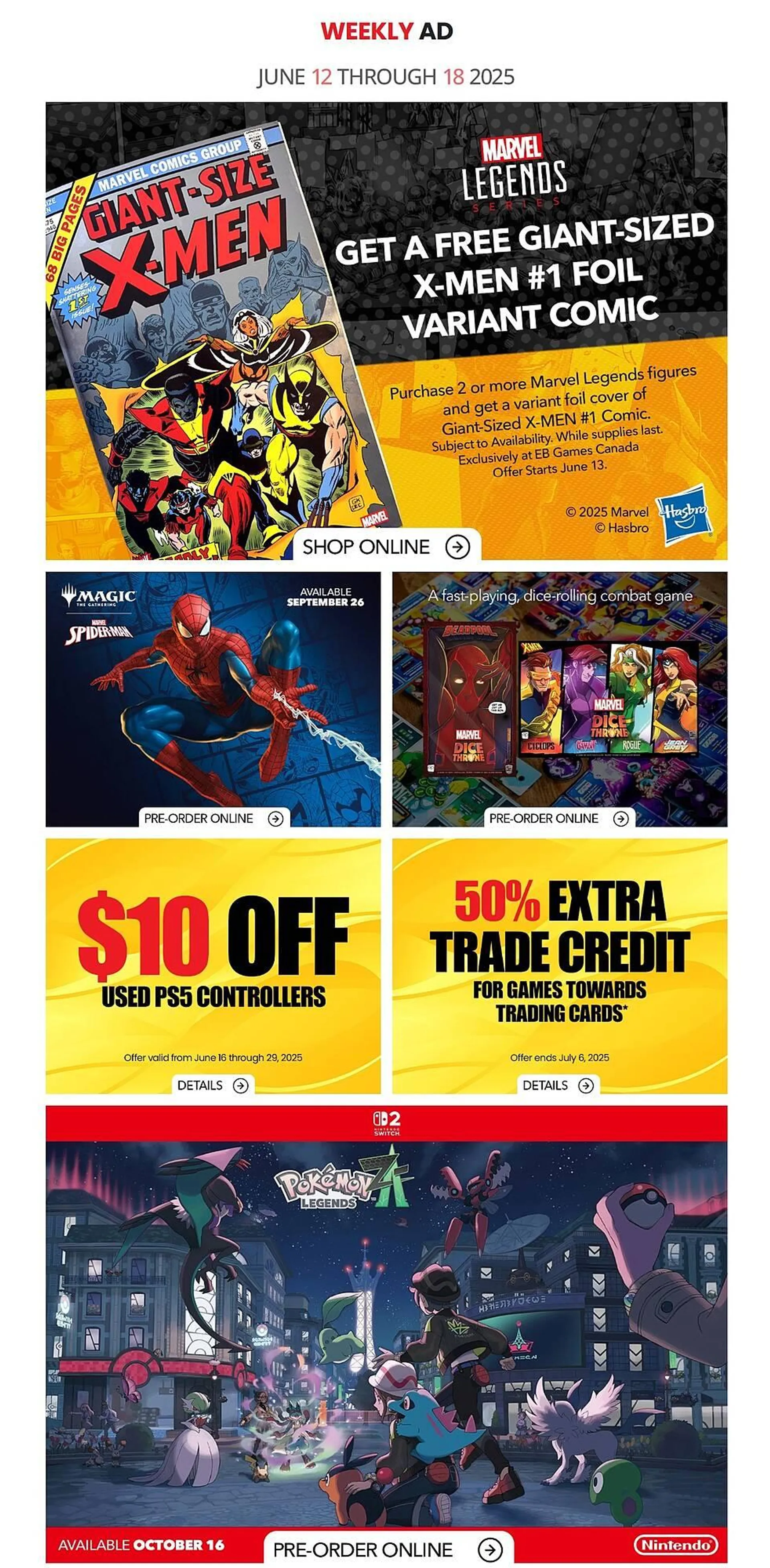 GameStop flyer from June 12 to June 18 2025 - flyer page 1