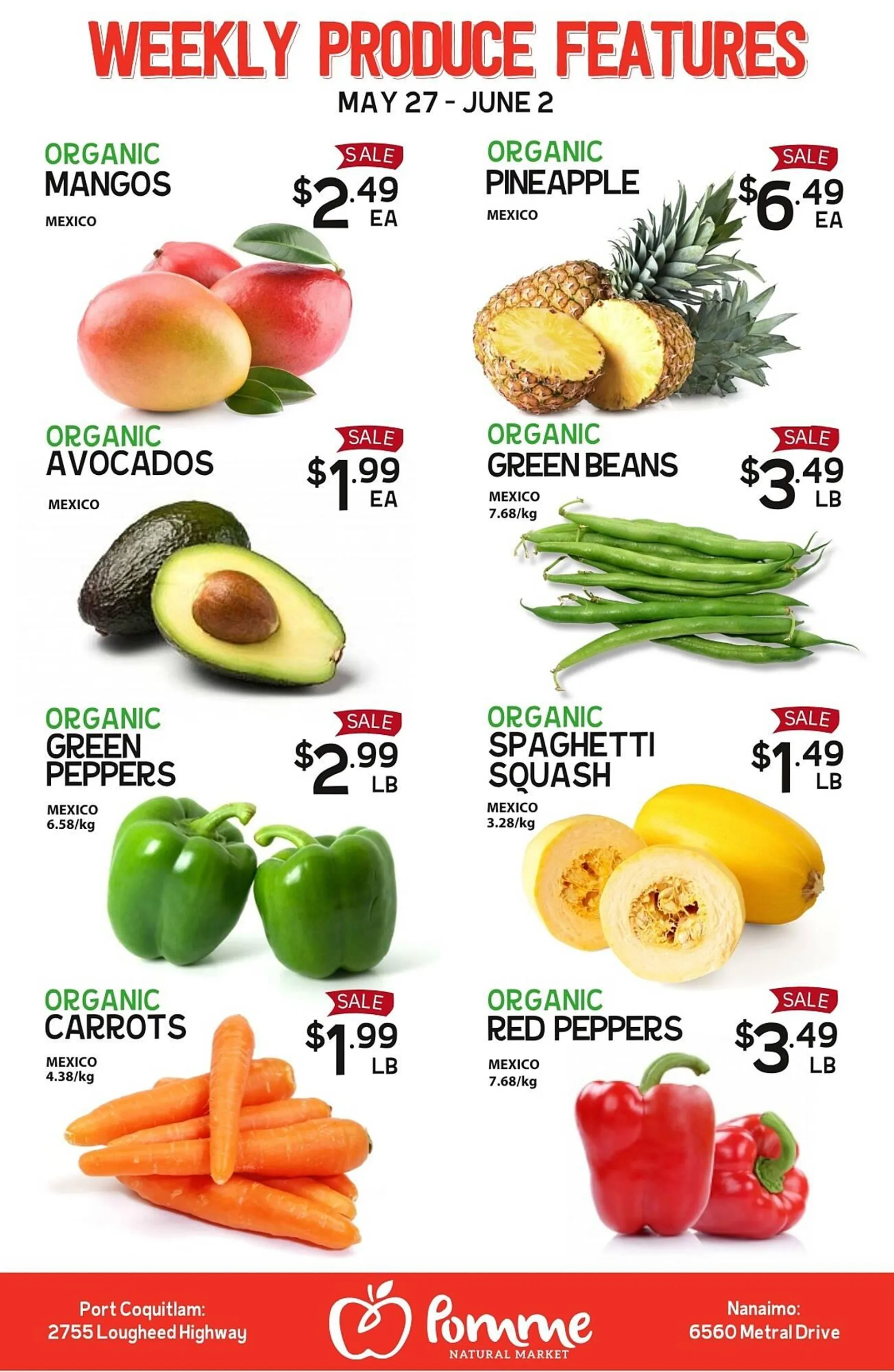 Pomme Natural Market flyer from May 27 to June 2 2025 - flyer page 1