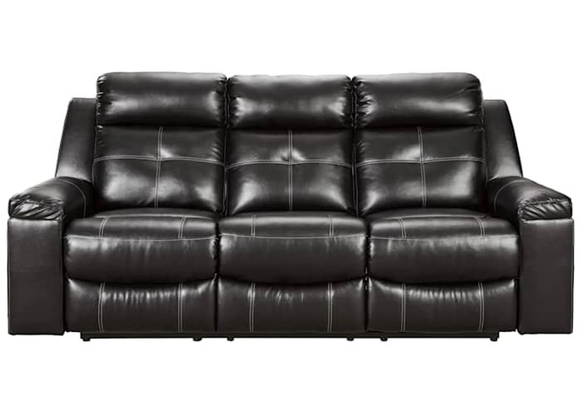 Kempten Reclining Sofa - Black