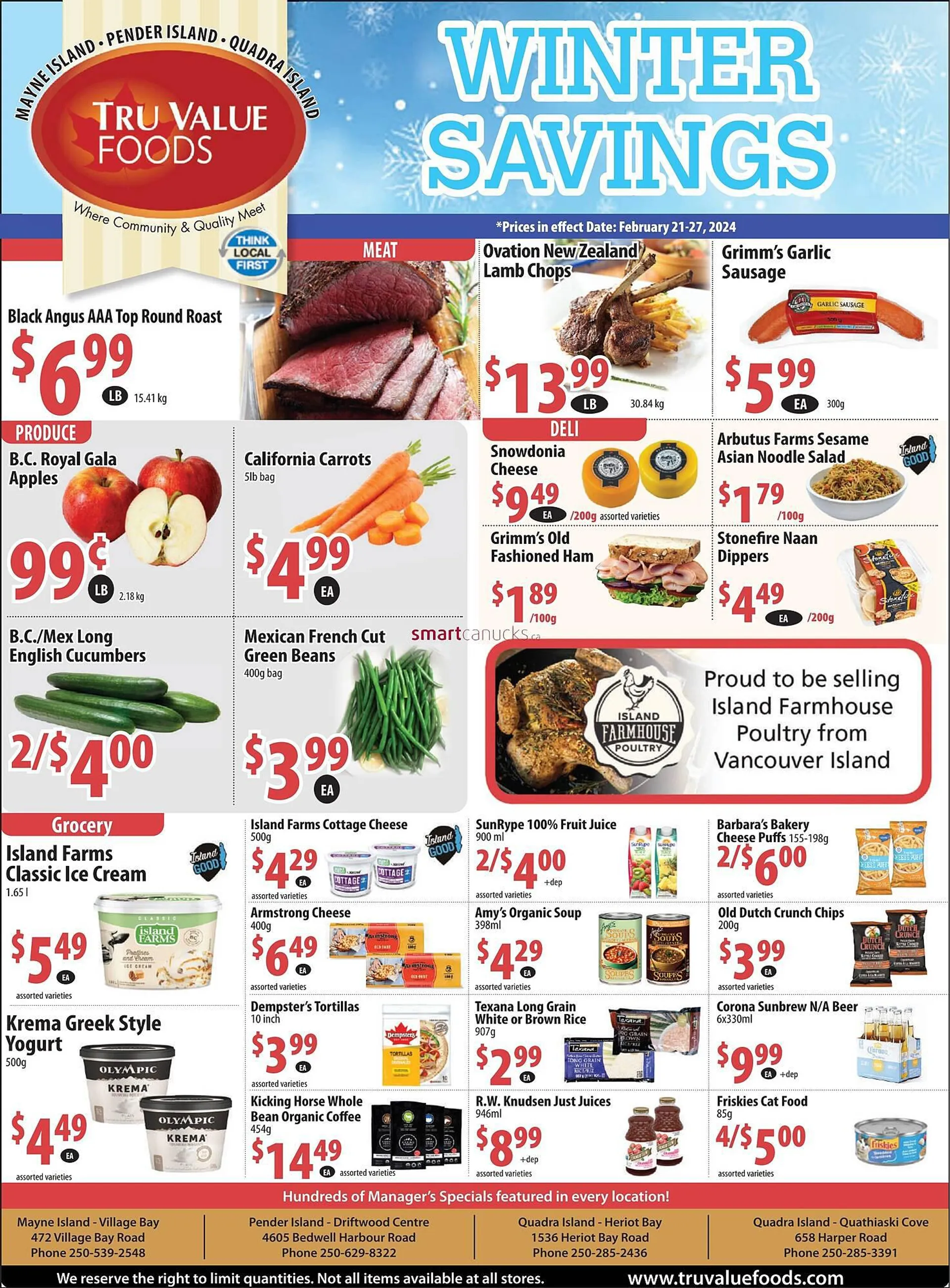 Tru Value Foods flyer from February 21 to February 27 2024 - flyer page 