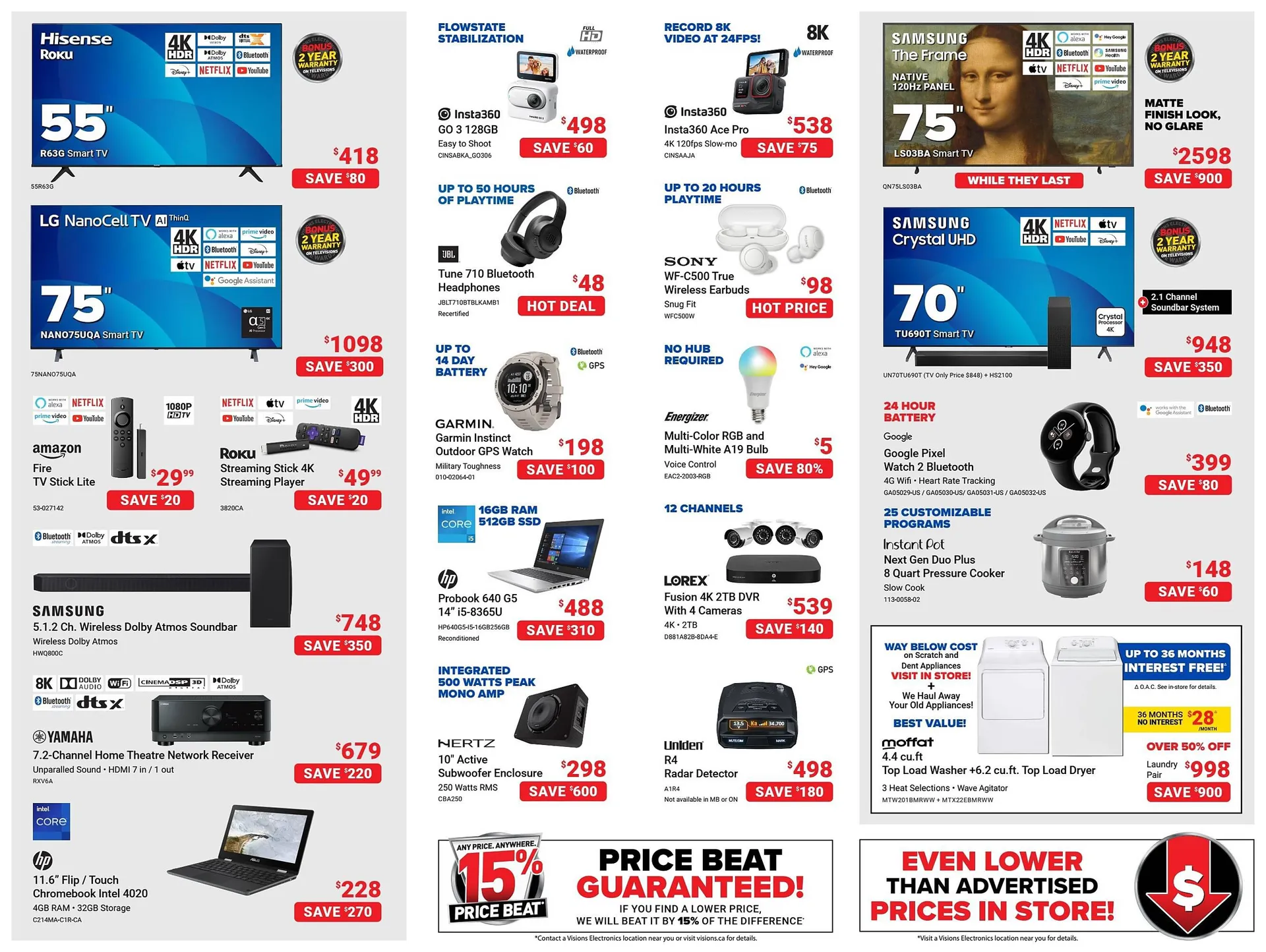 Visions Electronics flyer from March 22 to March 24 2024 - flyer page 2