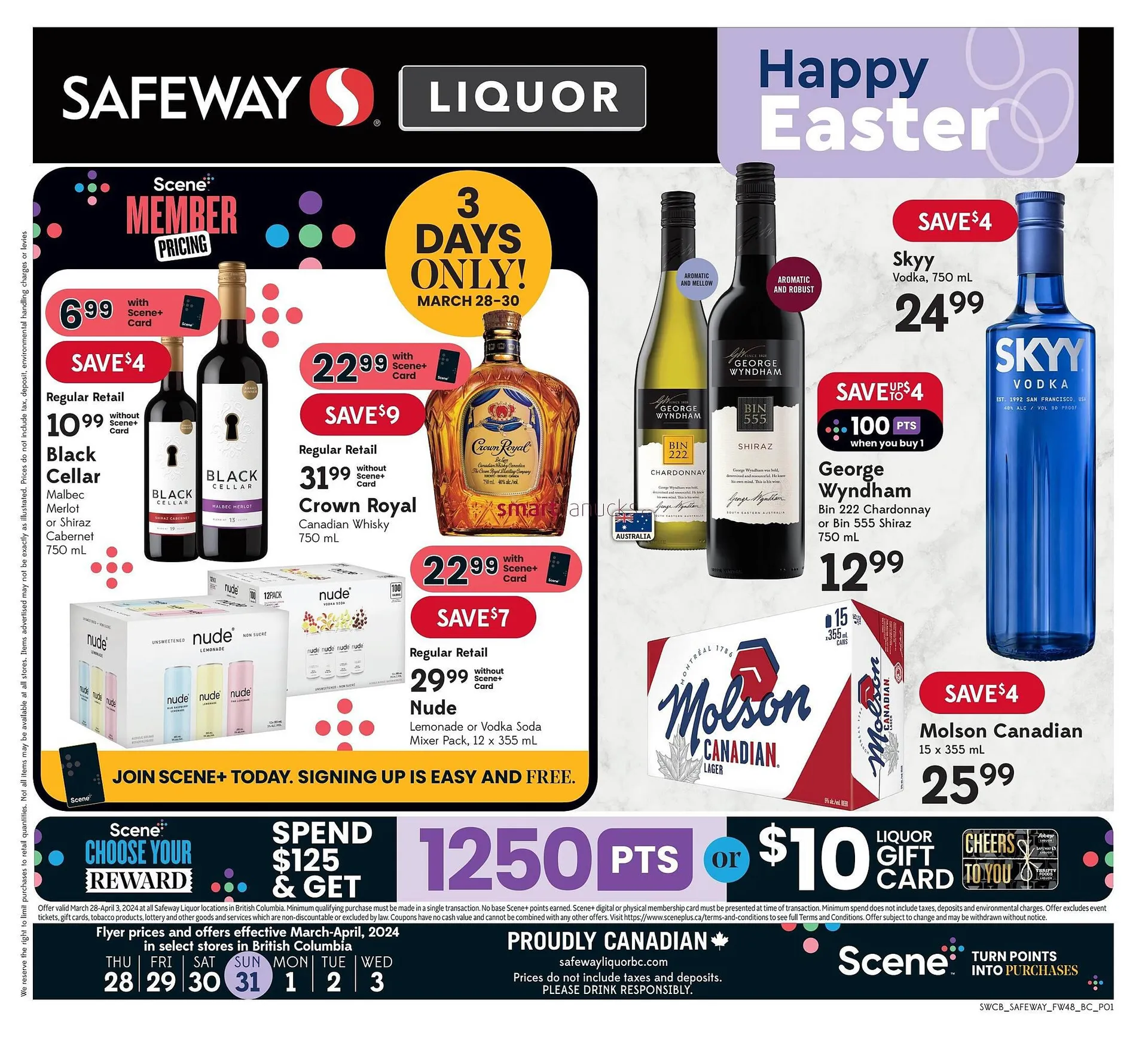 Safeway flyer from March 27 to April 2 2024 - flyer page 1