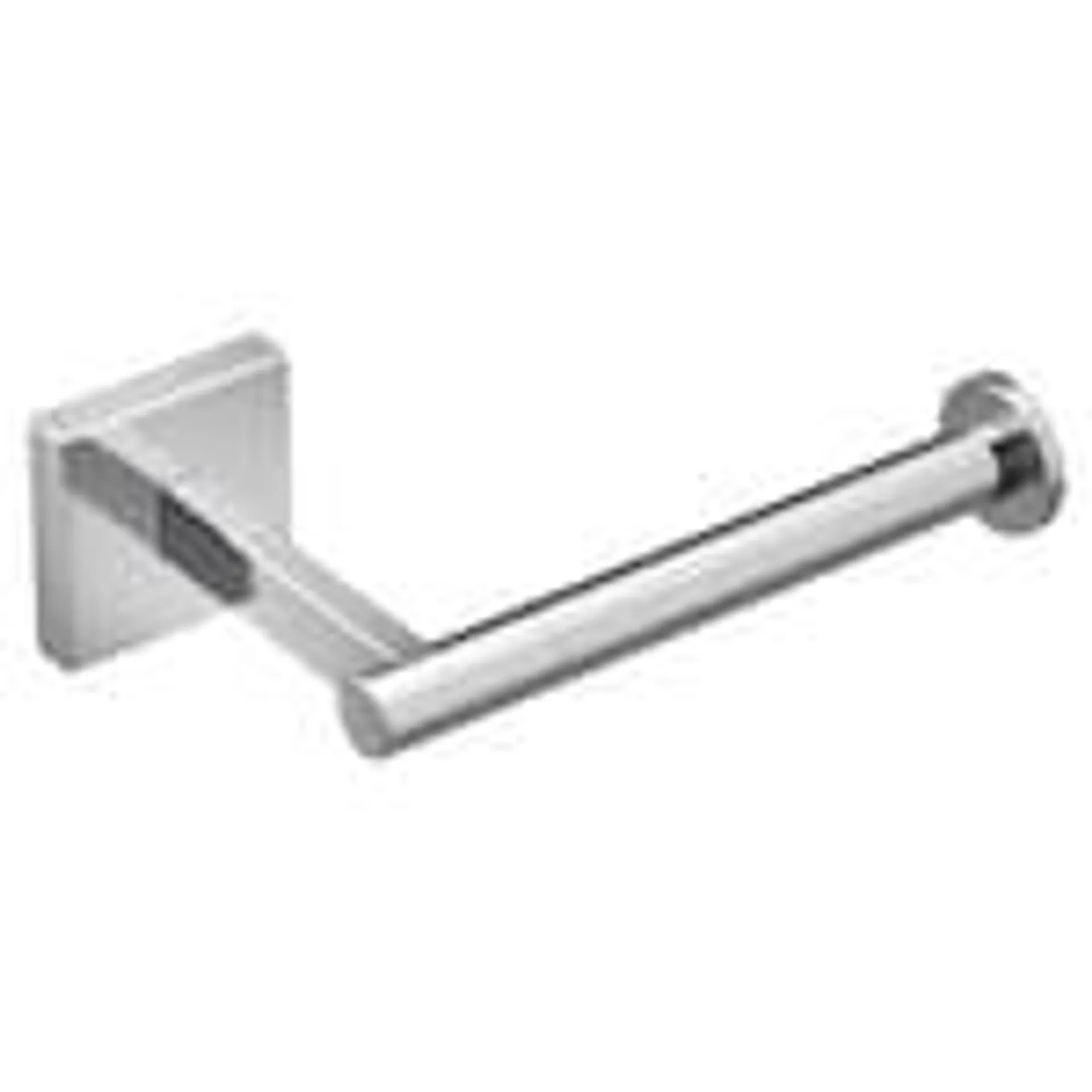 Triva 6-Inch Single Post Bathroom Toilet Roll/Toilet Paper Holder in Chrome