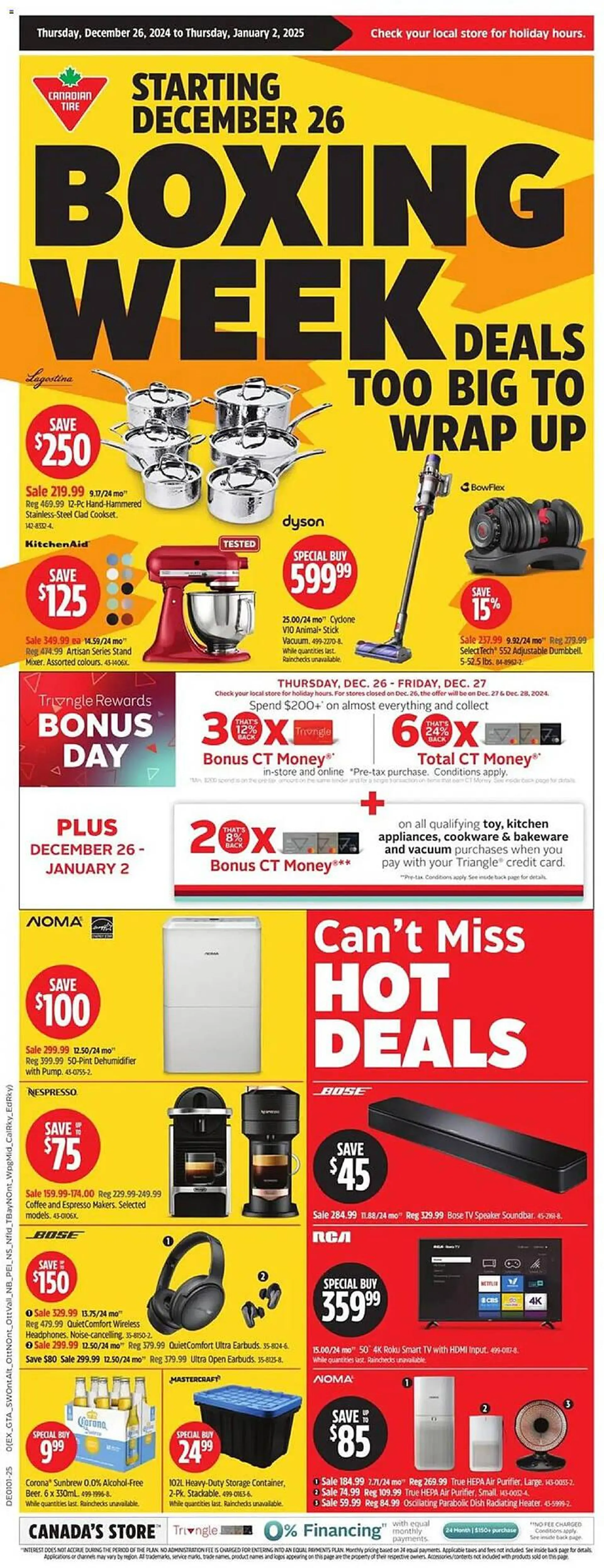 Canadian Tire flyer from December 26 to January 2 2025 - flyer page 3