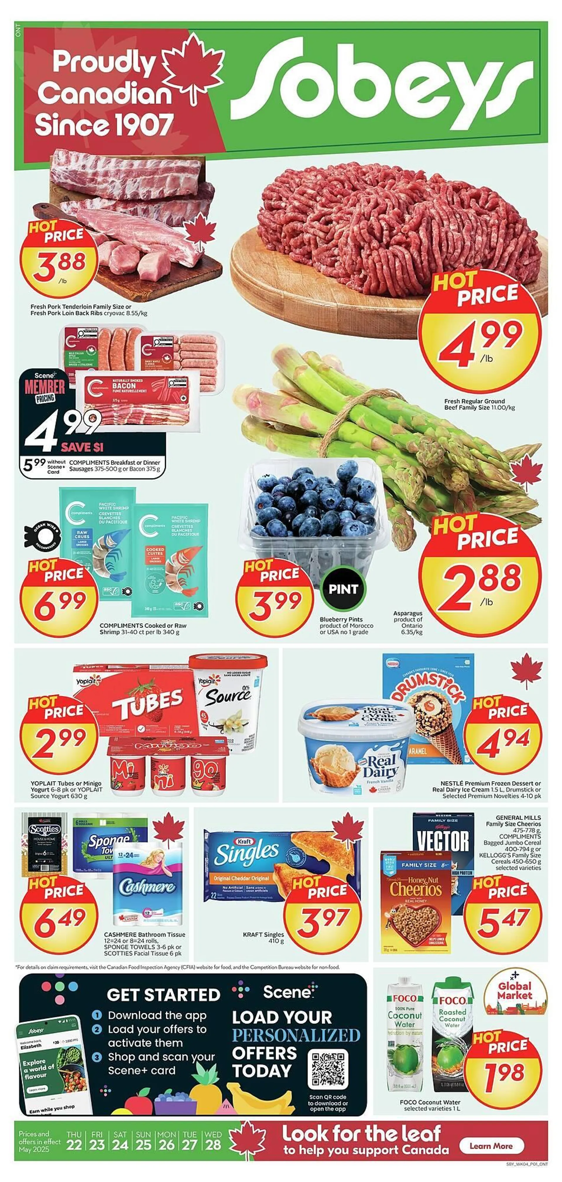 Sobeys flyer from May 23 to May 30 2025 - flyer page 1