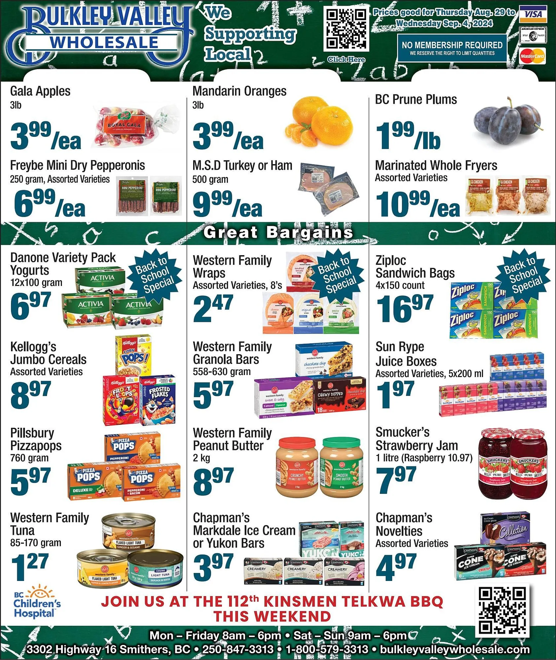 Bulkley Valley Wholesale flyer - 1