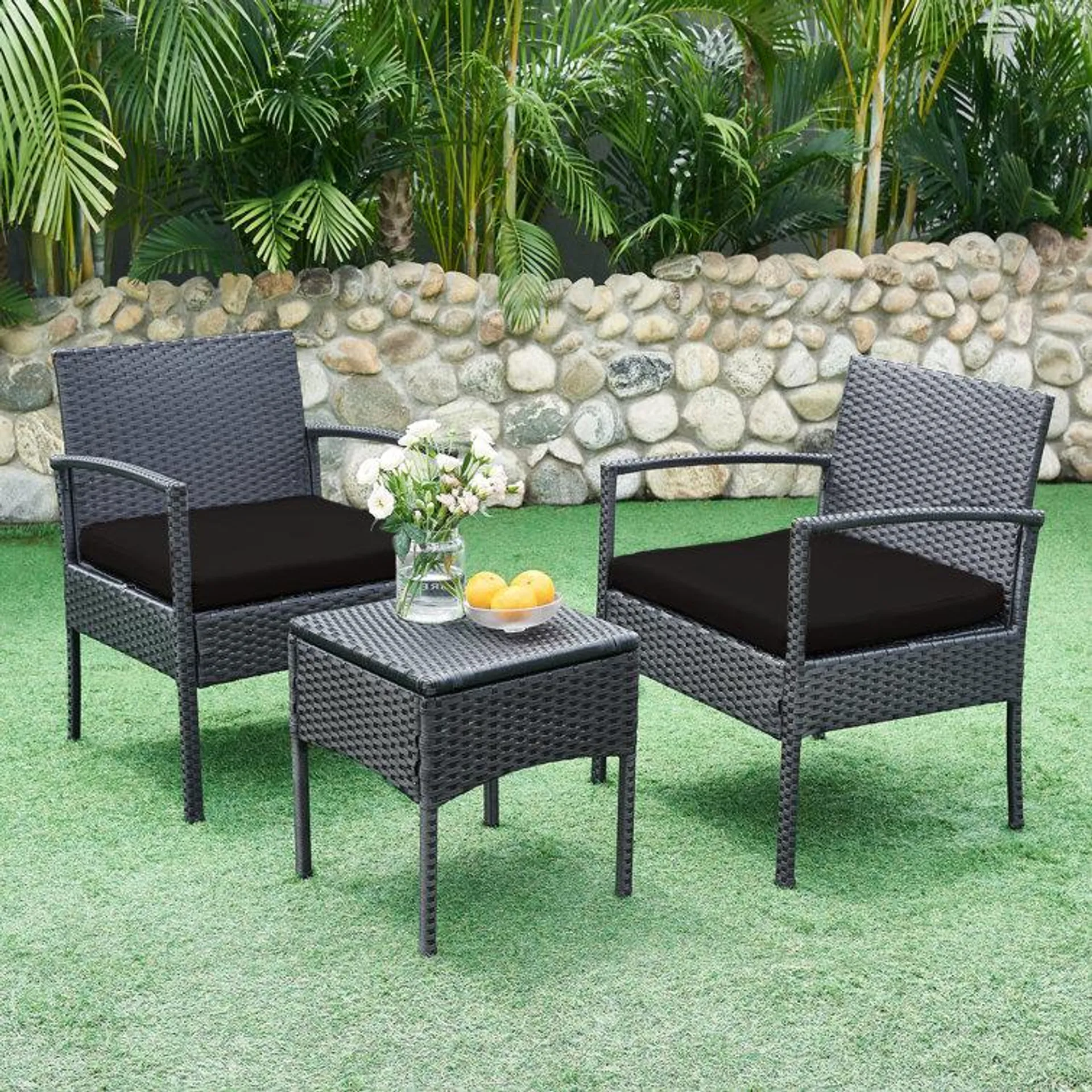 Calluna 2 - Person Outdoor Seating Group with Cushions