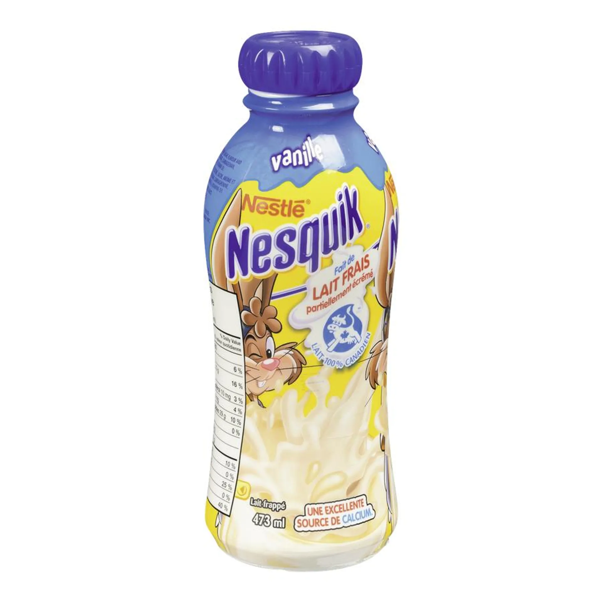 Lait frappé Nesquick vanille